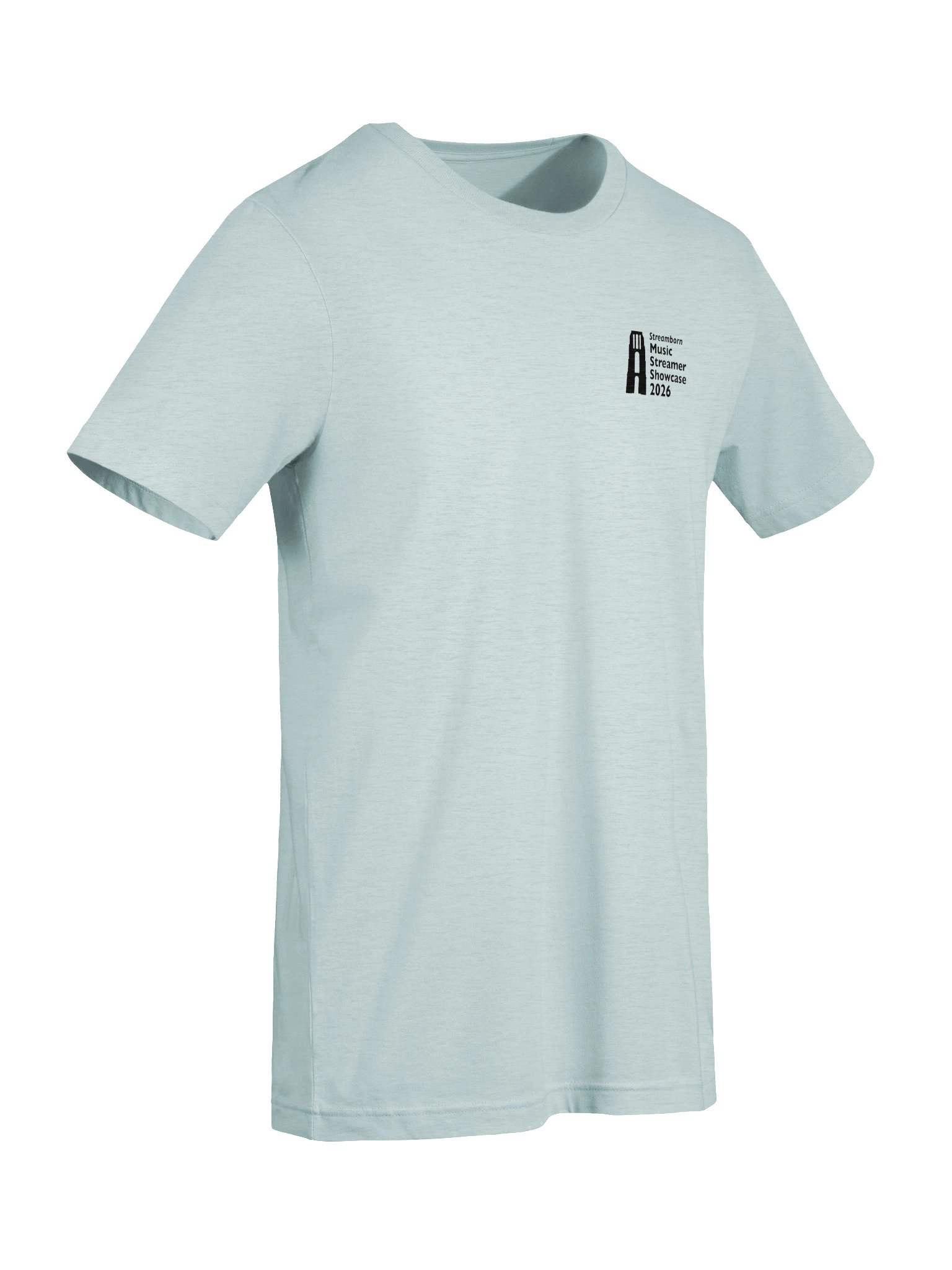 Streamborn 2026 Heart Shaped Gratitude - Supersoft tee (light) product image (7)