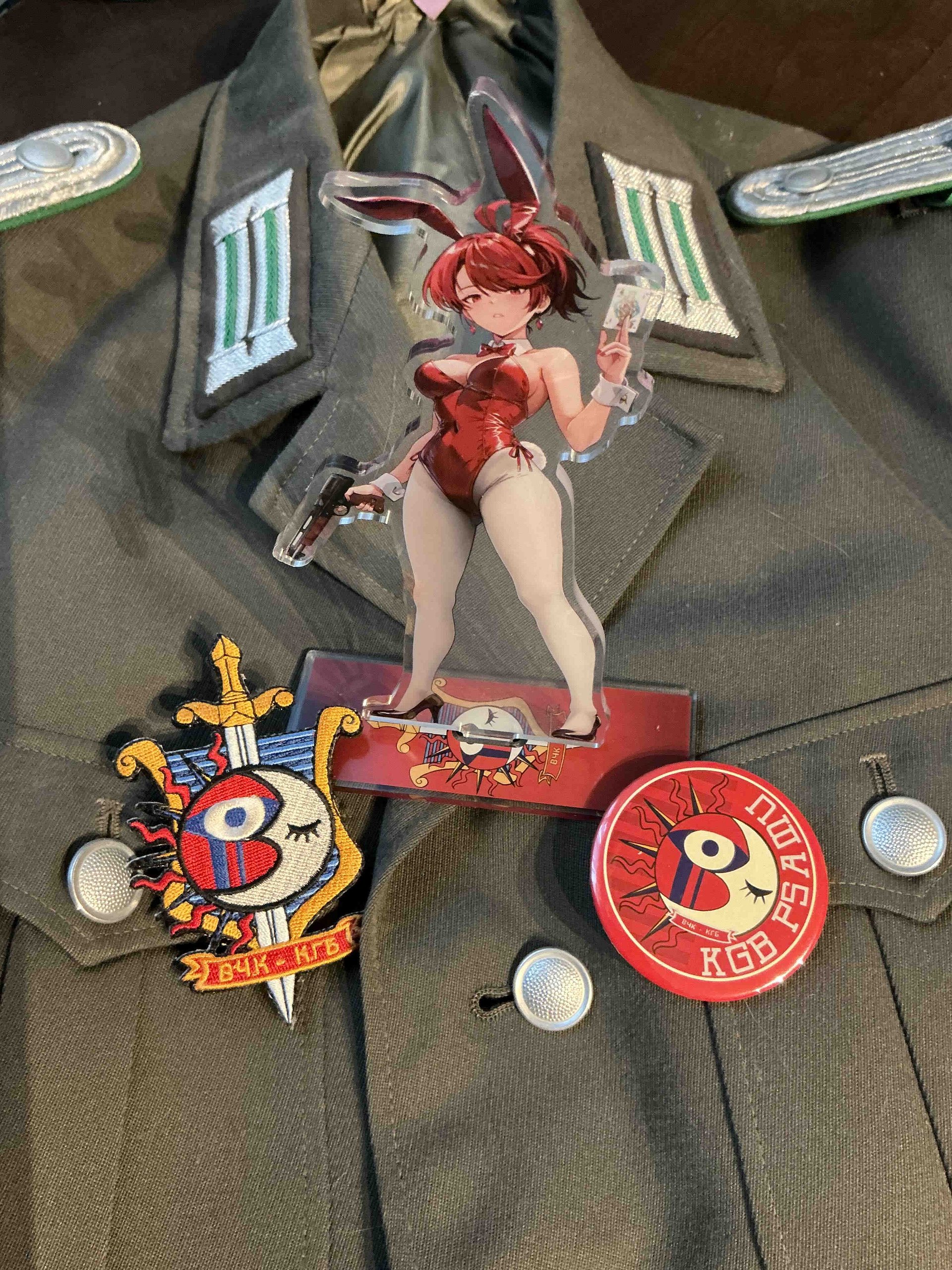 Valerie Konstanz "KGB Bunny" Acrylic STANDEE - 8.5" Large product image (2)