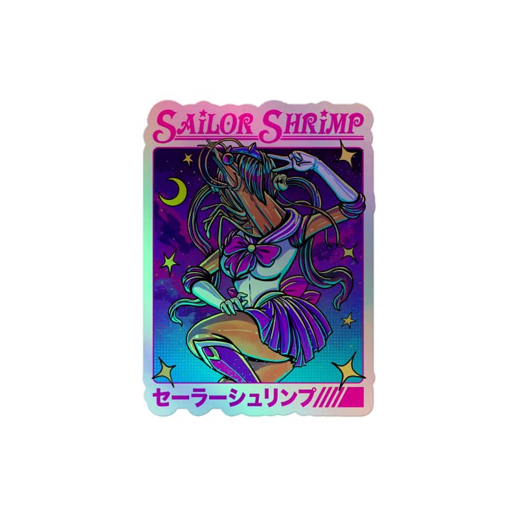 Holo Sailor Shrimp Sticker product image (1)