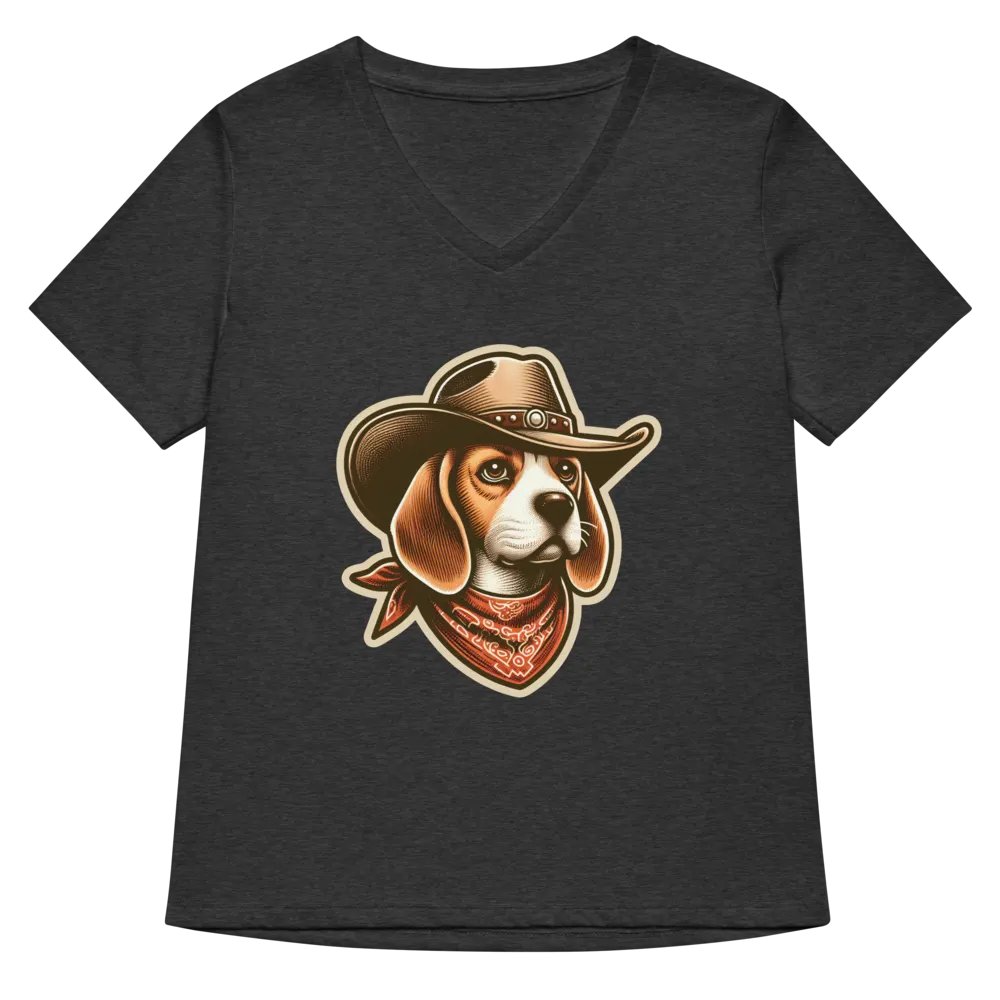 Cowboy Beagle - V-neck product image (32)