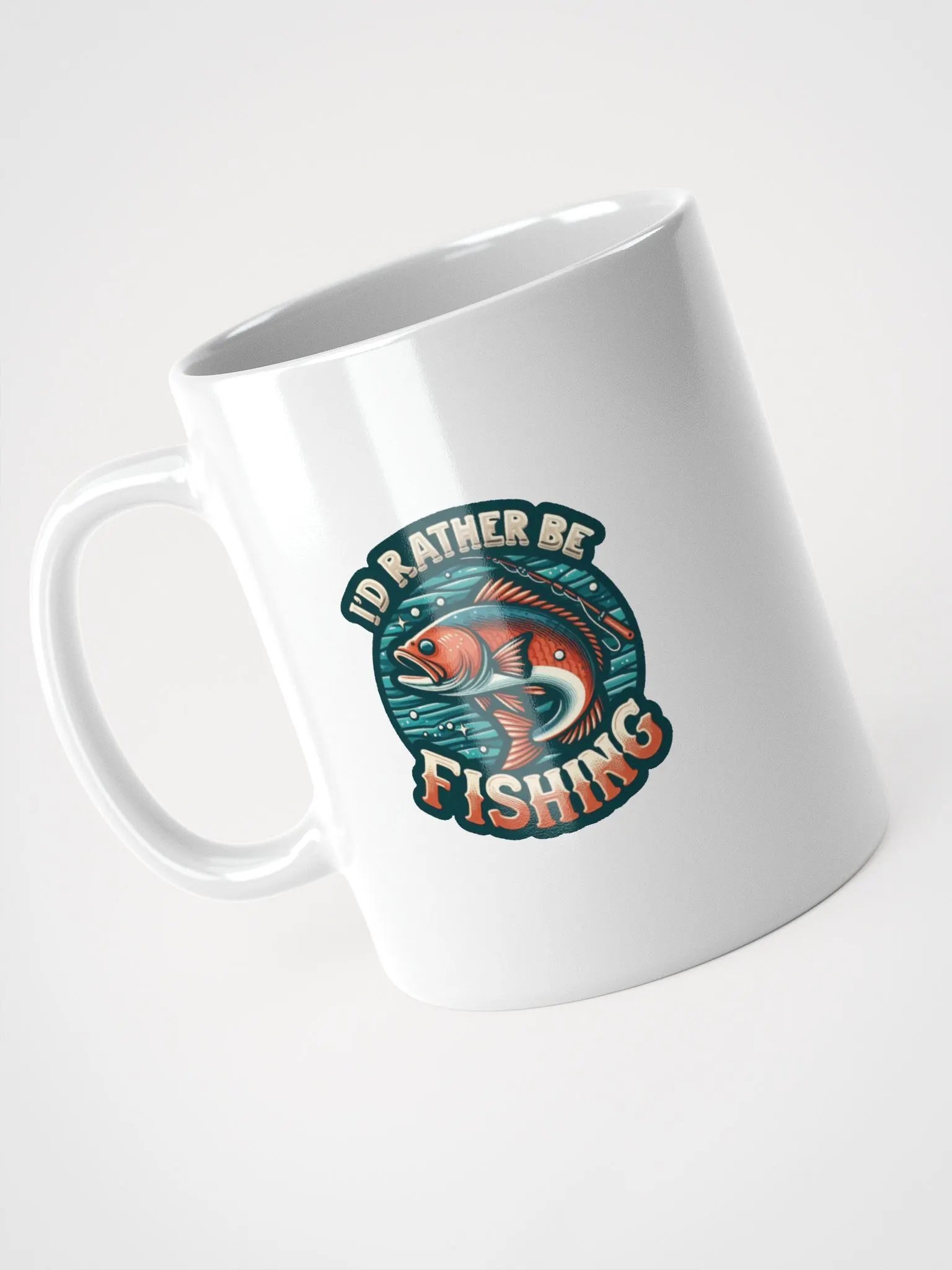 I'd Rather Be Fishing Mug product image (3)