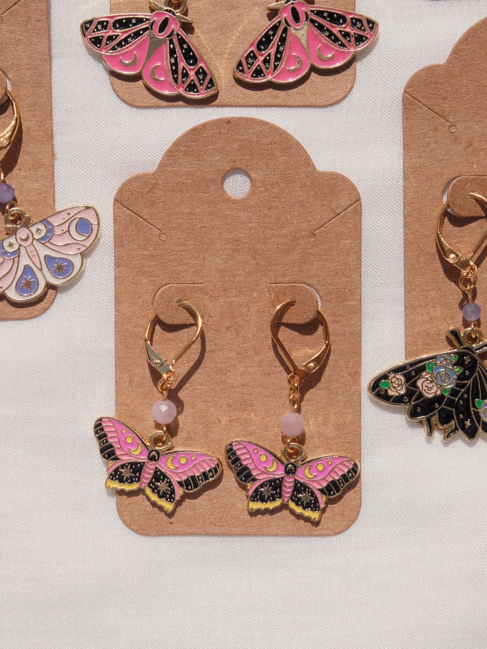 Summer solstice - Kunzite & tanzanite earrings product image (7)