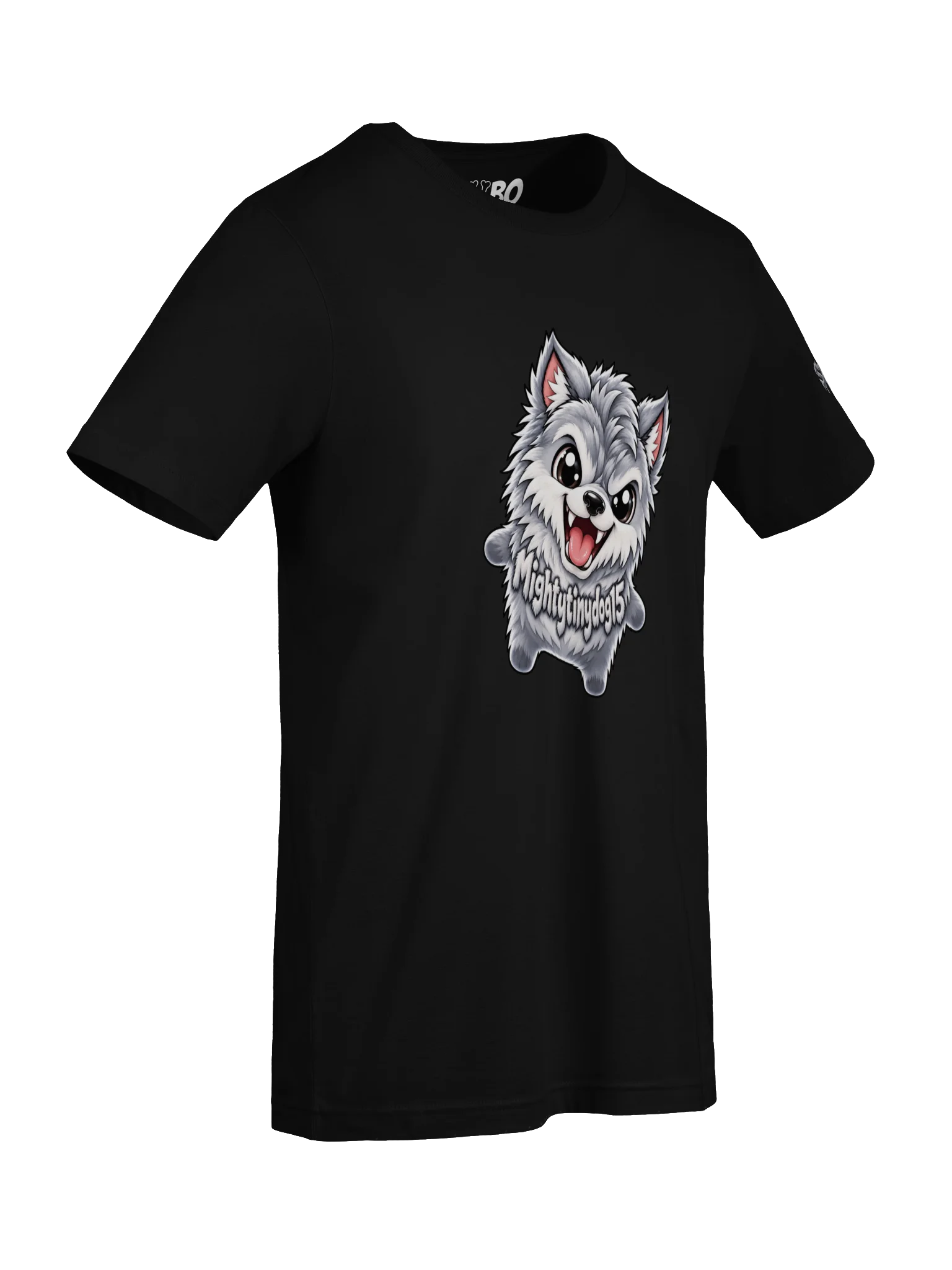 SPRITEFEST "Friendly Wolf" Black ADULT T-Shirt product image (7)