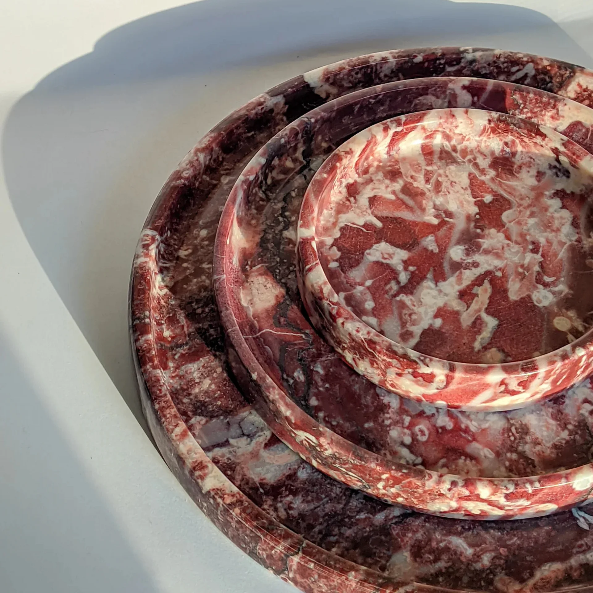 Copy of Rosso Levanto Marble Platter product image (4)
