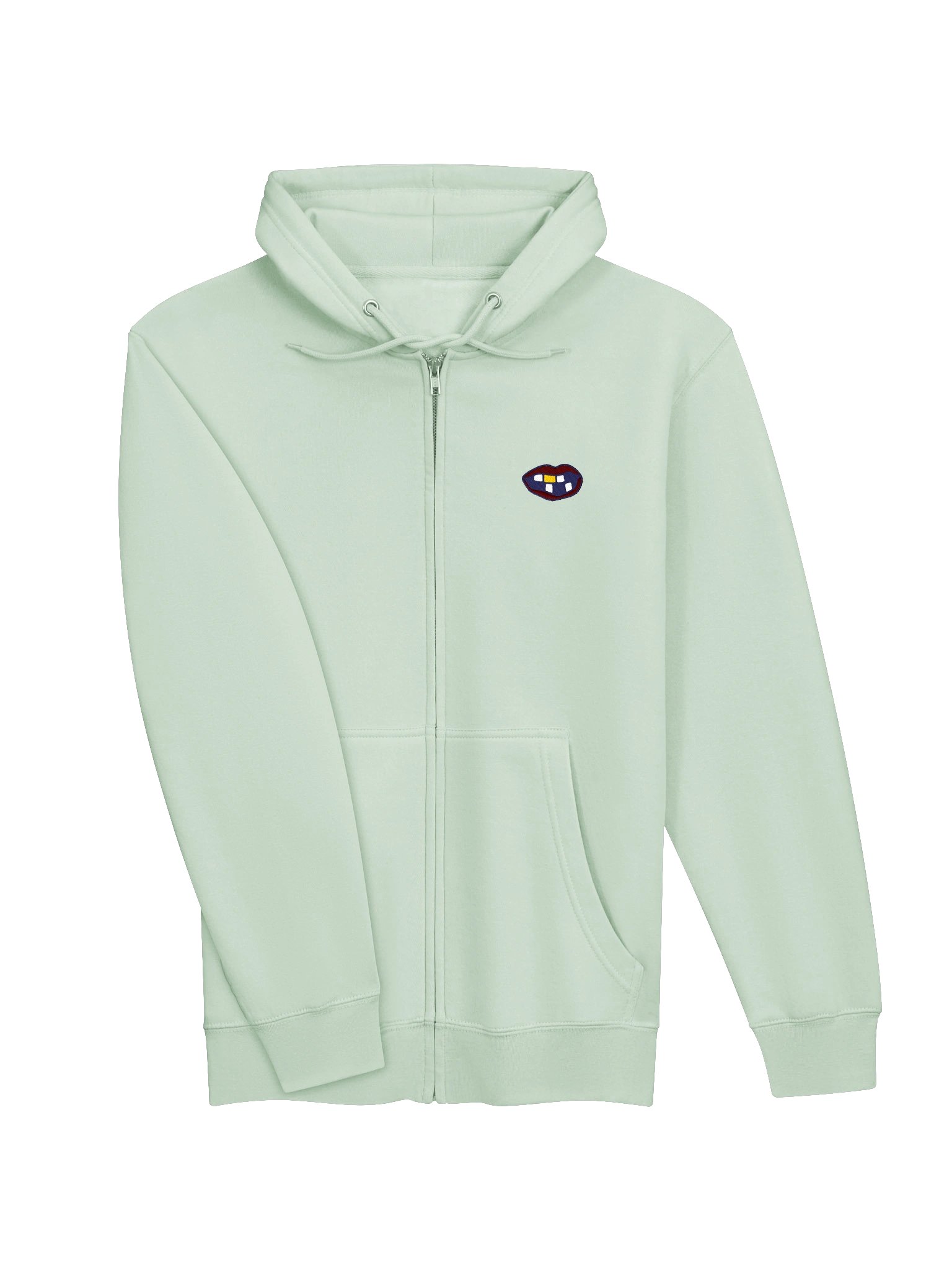 "teef" zipper hoodie (embroidered) product image (3)