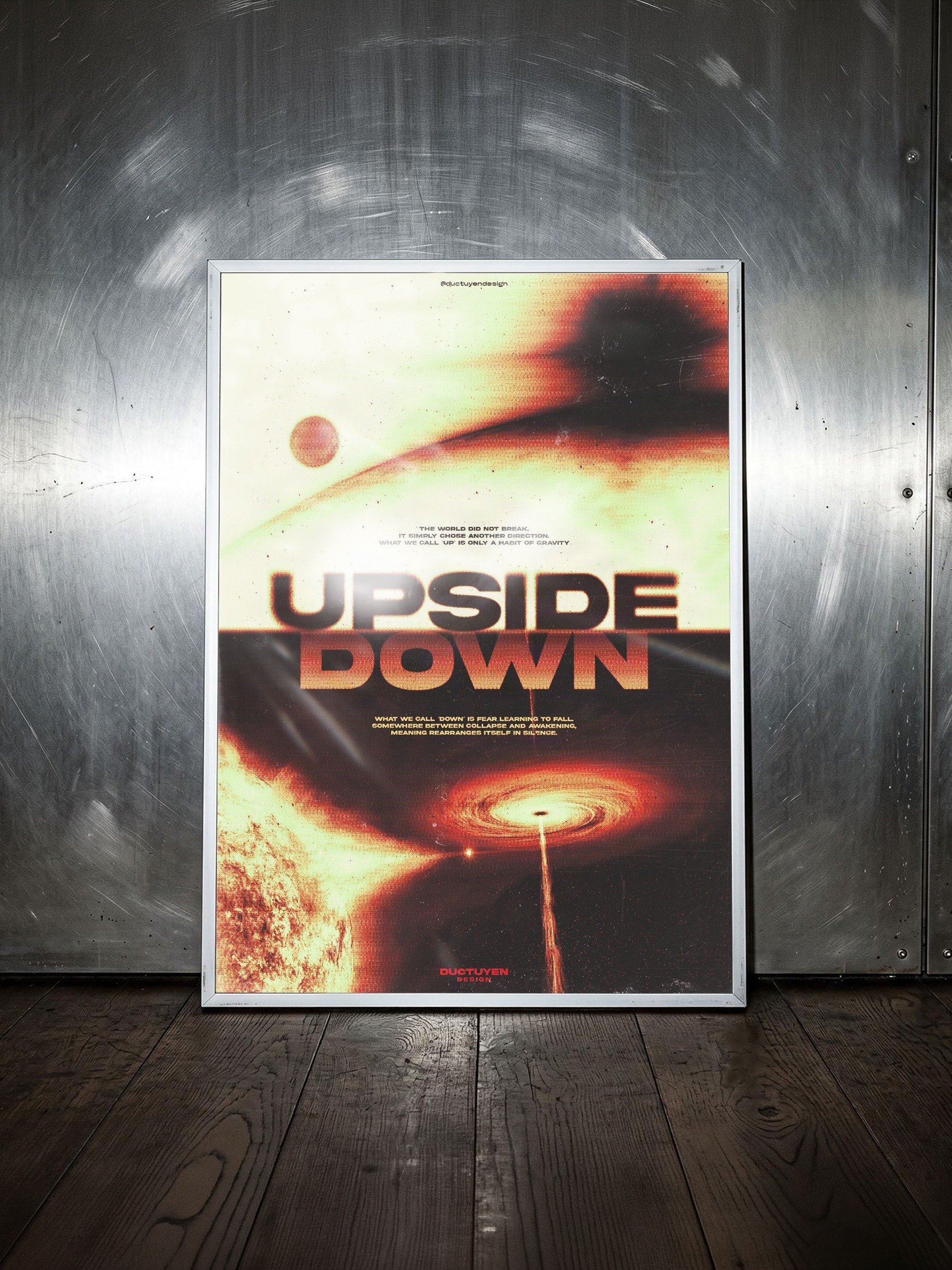 "UPSIDE DOWN" Framed Poster product image (2)