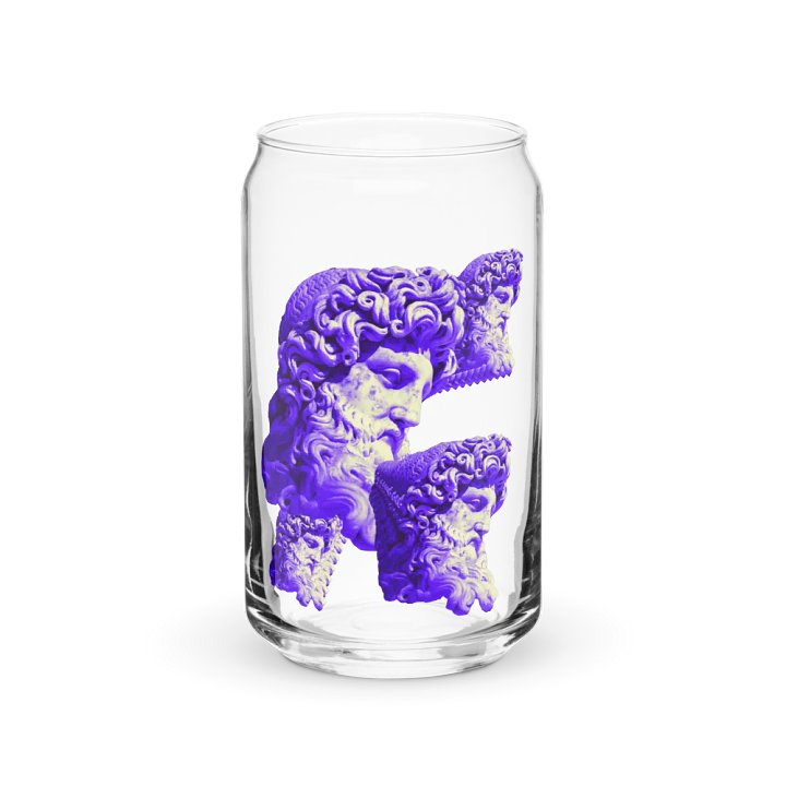 Zeus Glitch Can-Shaped Glass product image (1)