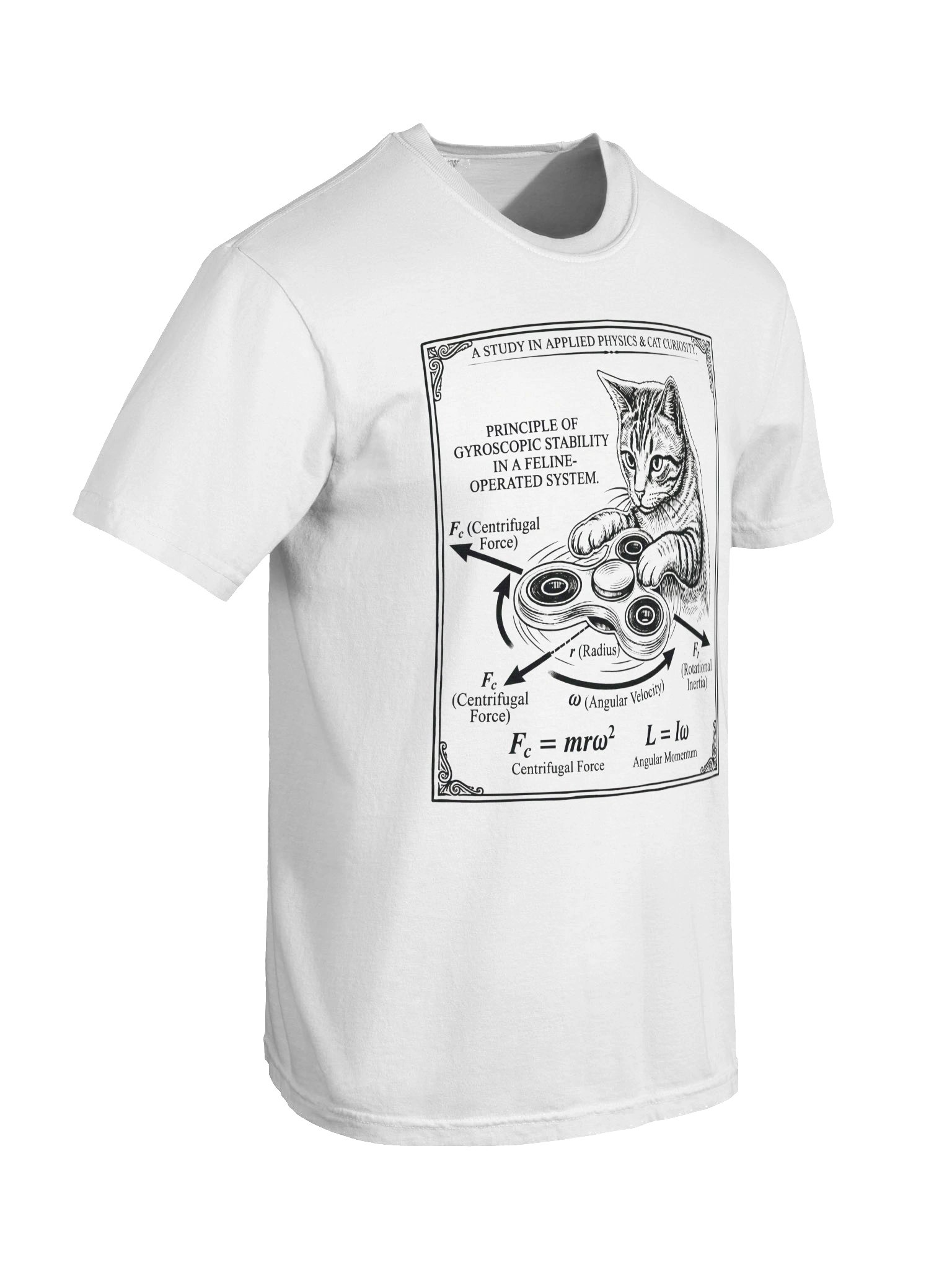 "Applied Cat Physics" Technical T-Shirt product image (4)