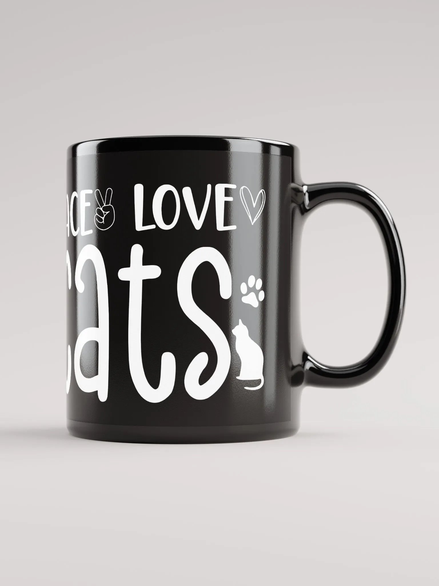 Peace Love Cats Mug product image (1)