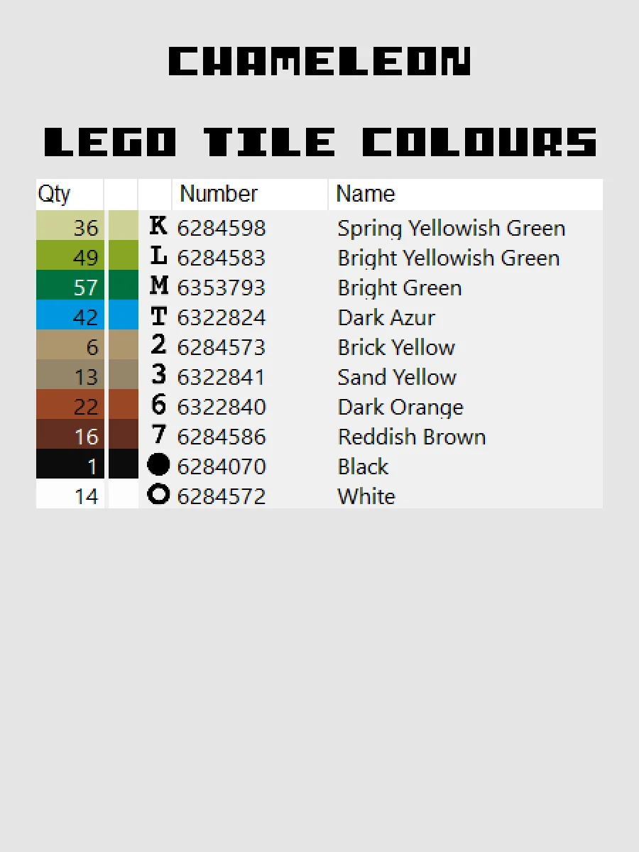 Chameleon Pixel Art product image (5)