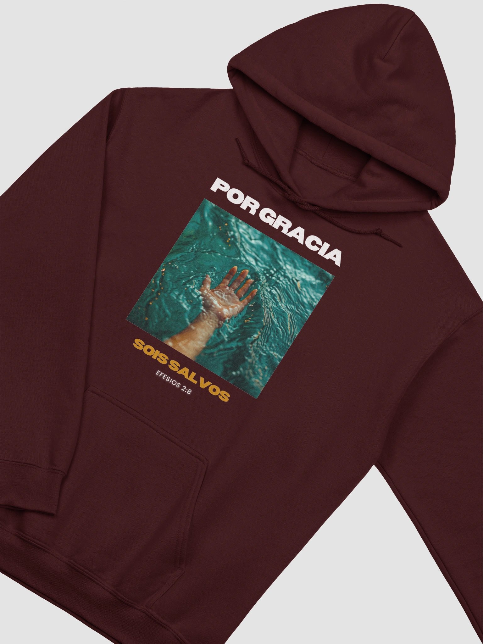 Sudadera Unisex Con Capucha | Por gracia sois salvo product image (2)