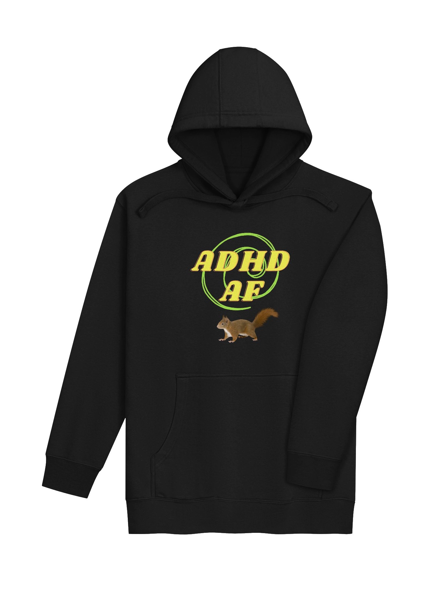ADHD AF Green Swirl Hoodie product image (4)