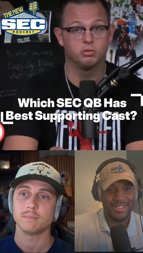 @brooksaustinba Weighs in on Which SEC QB has the best supporting cast going into the season 🤔‼️

Do you agree?! 

Check out ...