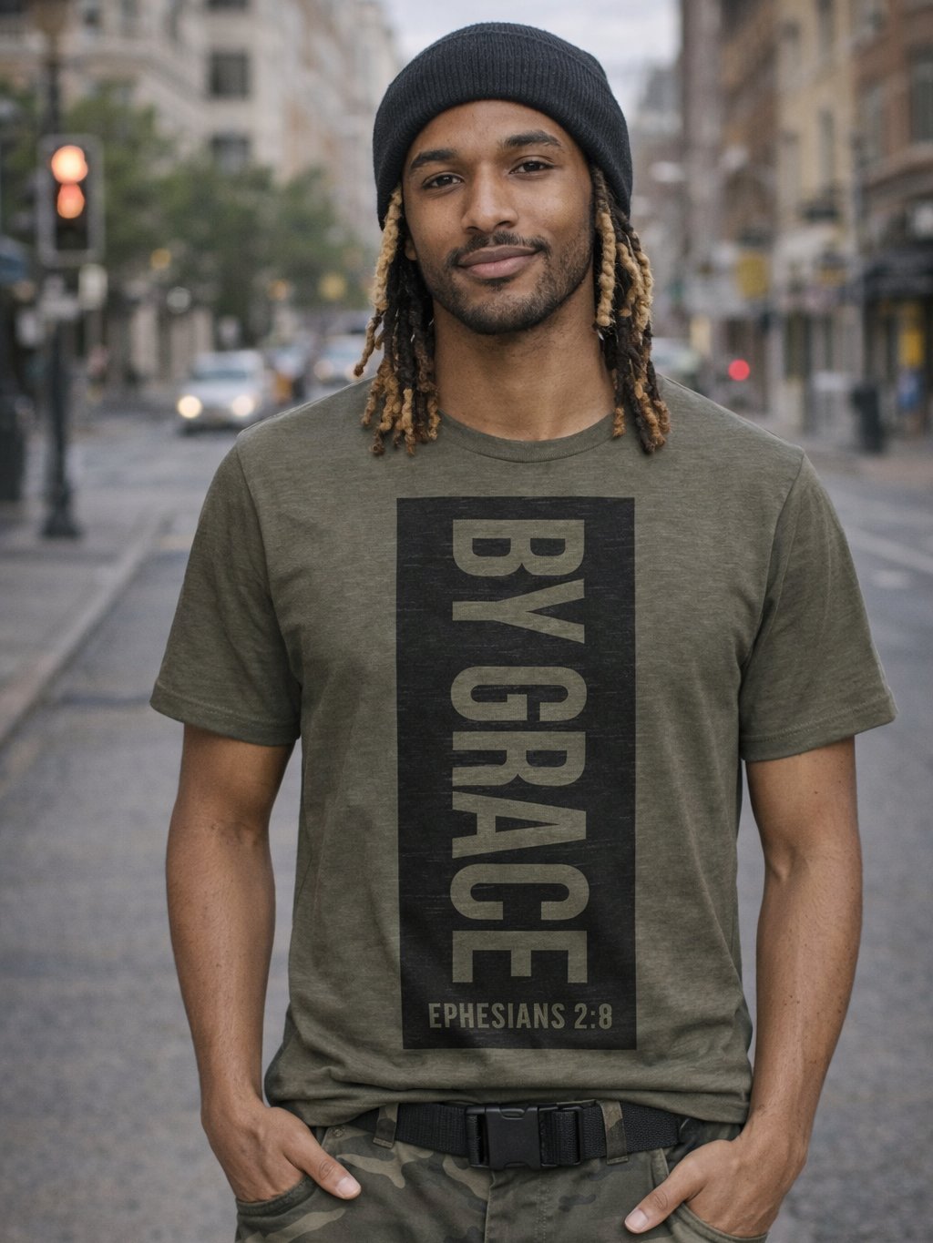 Ephesians 2:8 By Grace Tee product image (1)