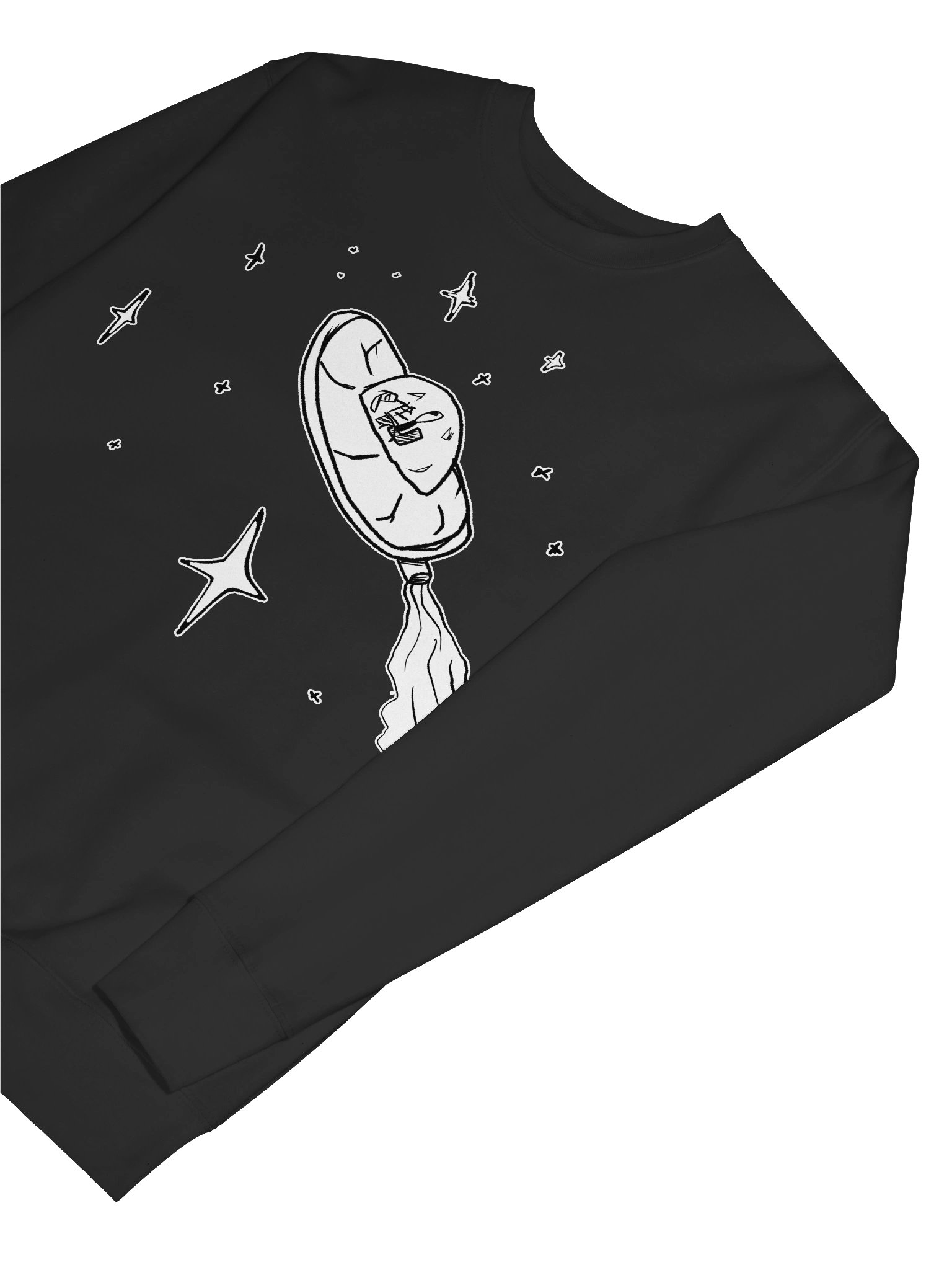 Unfinished Forgotten Outline Sweatshirt product image (5)