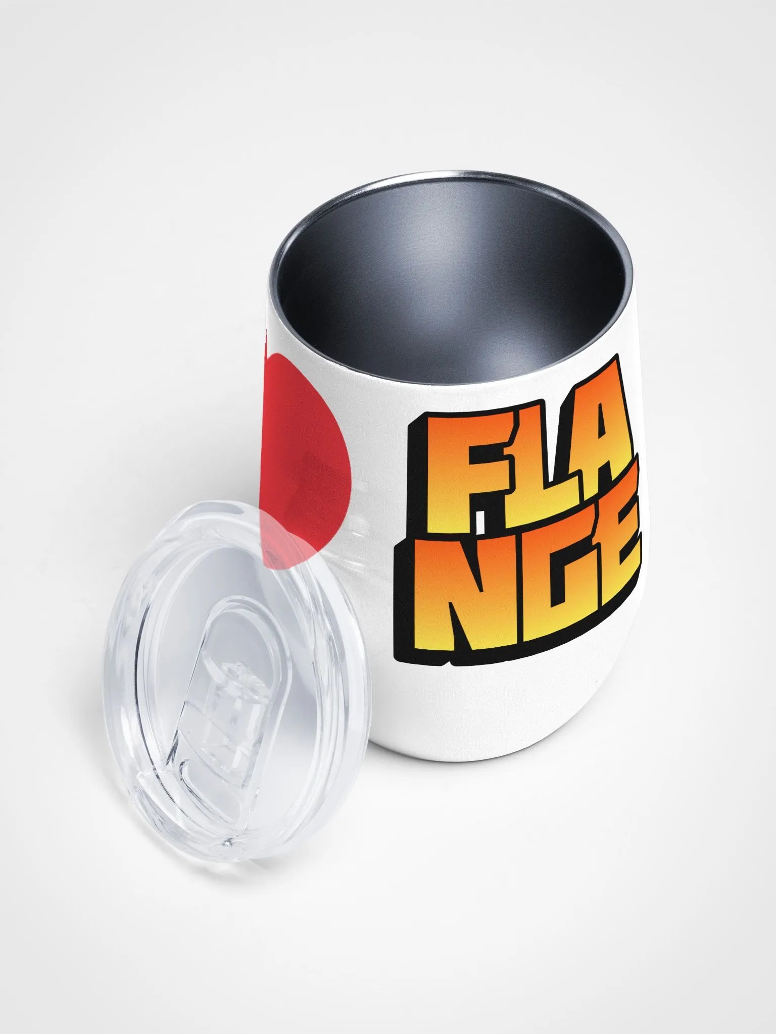 I Love Flange Wine Tumbler product image (4)