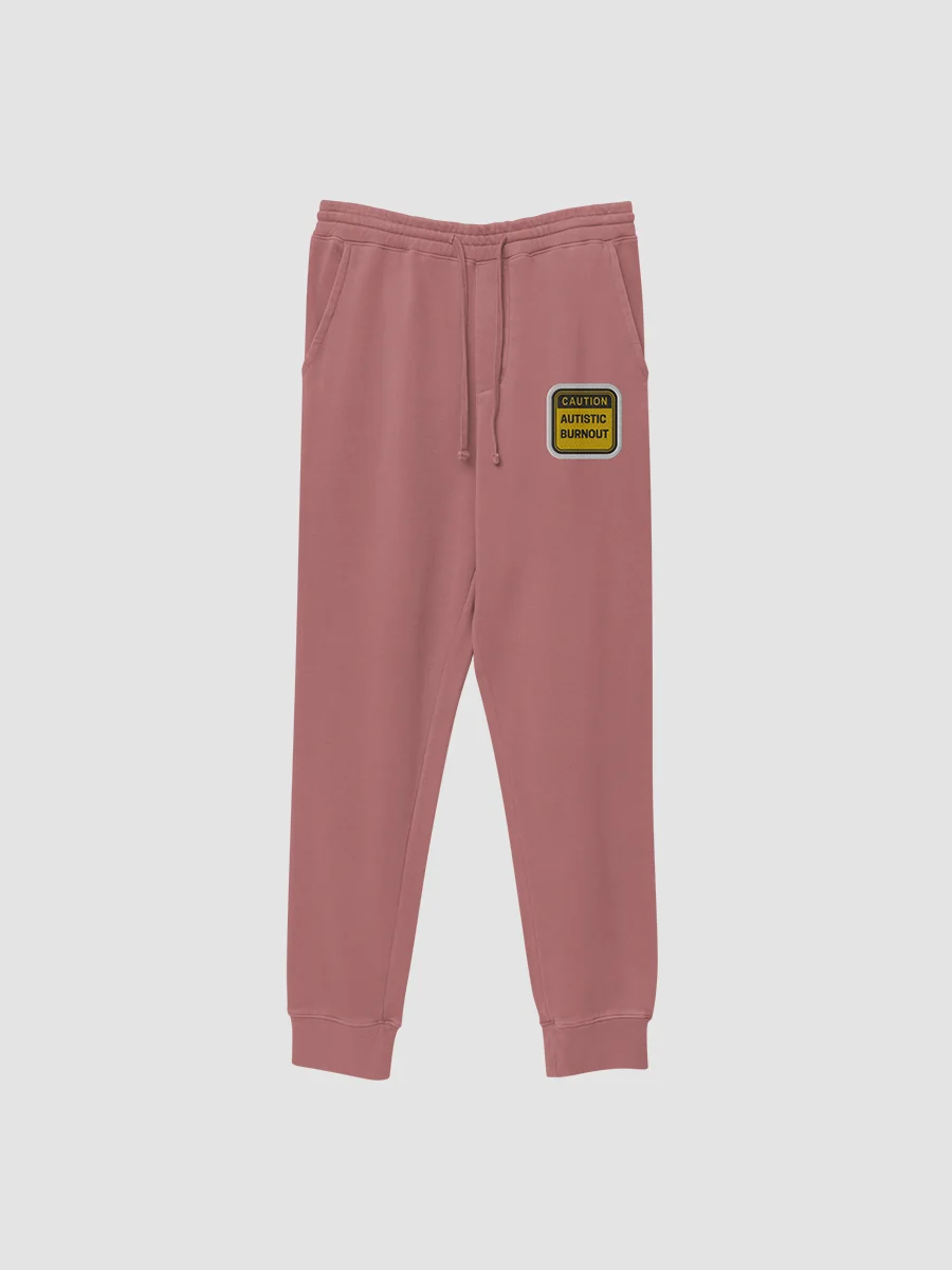 CAUTION: ASD BURNOUT pigment-dyed sweatpants (bubble design) product image (2)