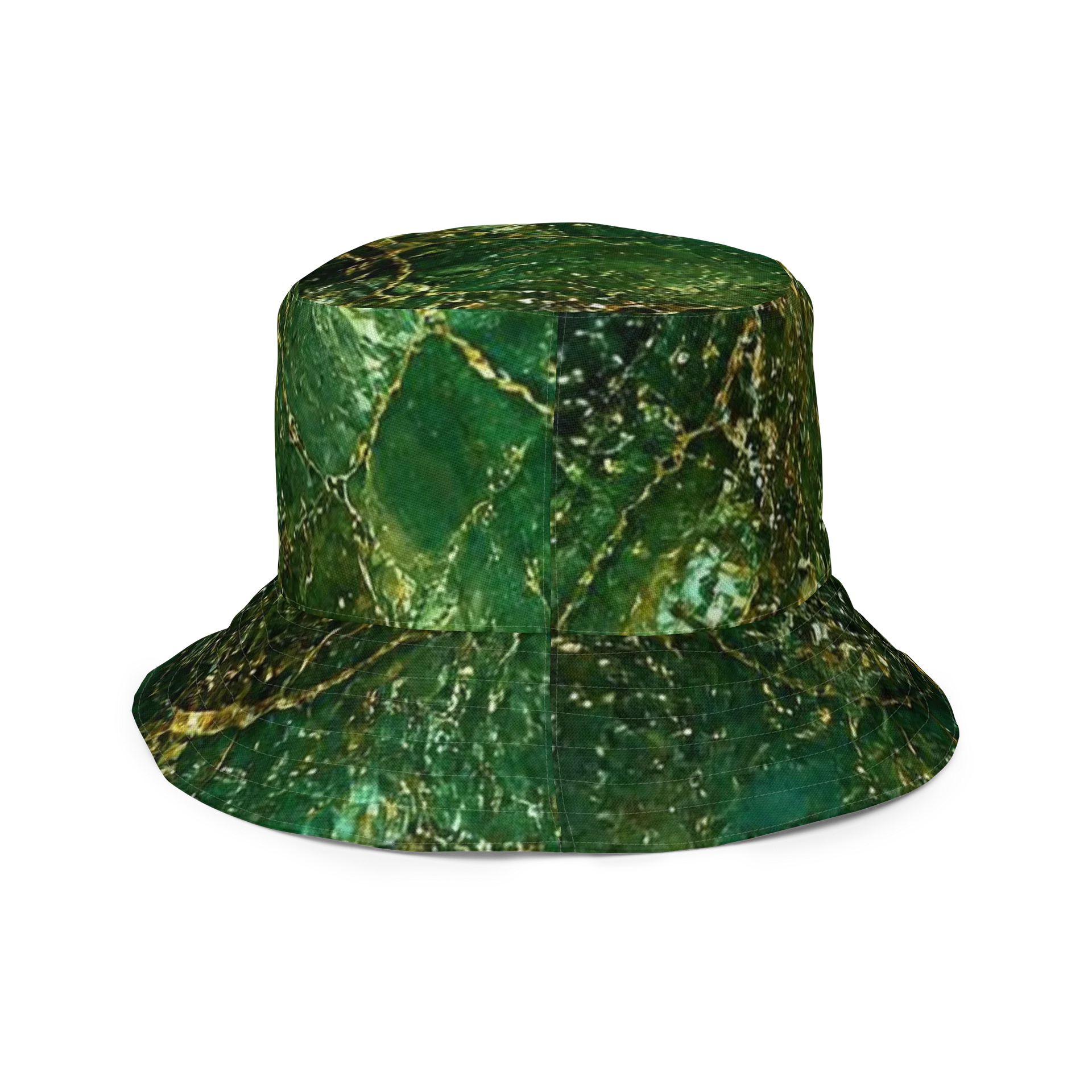 "A522" Emerald Gold Vein Bucket Hat product image (4)