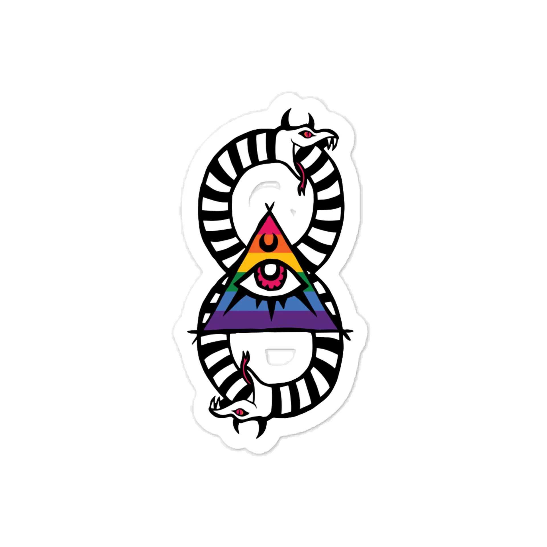 Rainbow Ouroboros | Vinyl Decal product image (1)