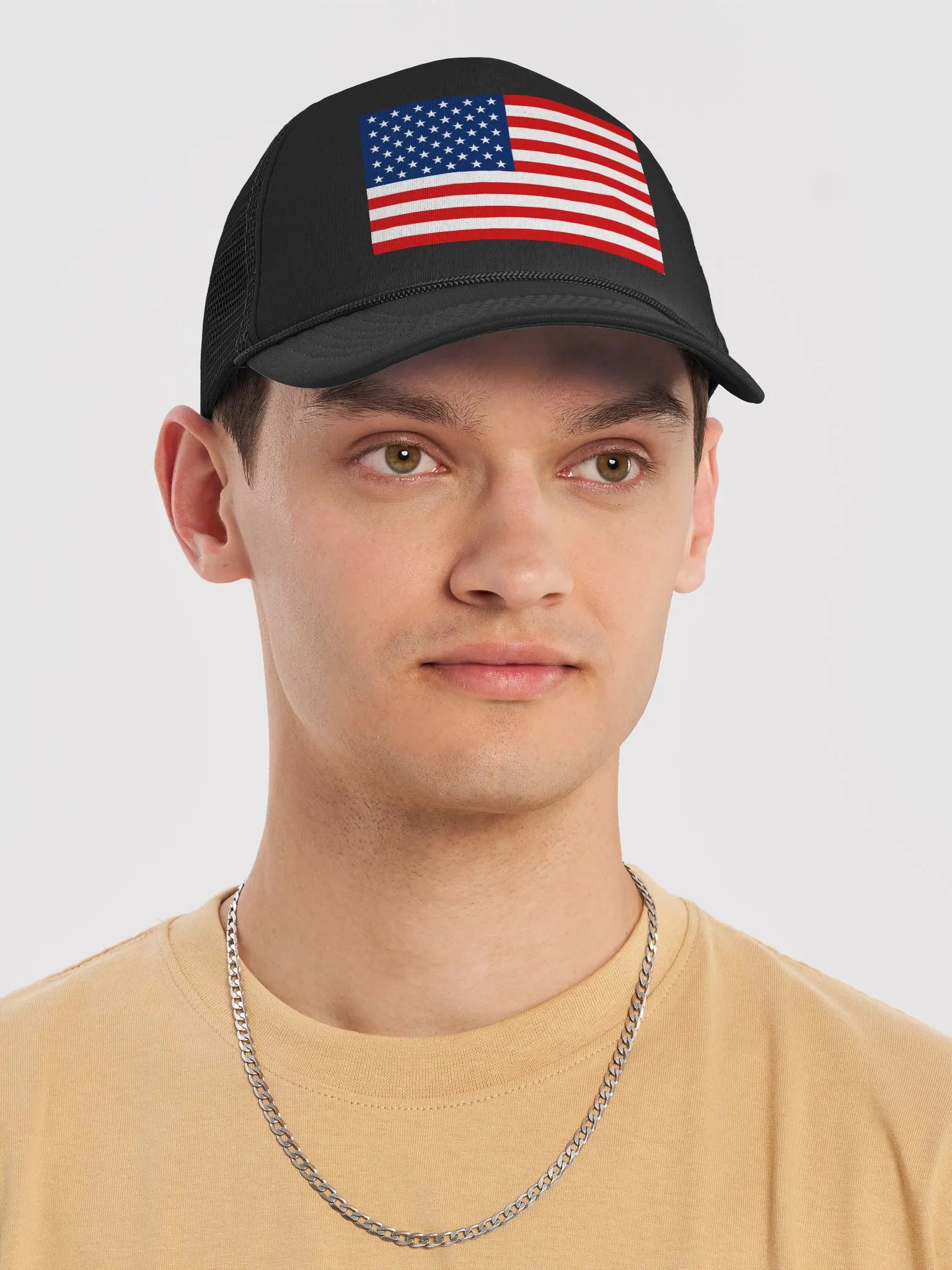 Stars & Stripes Foam Trucker Hat product image (14)