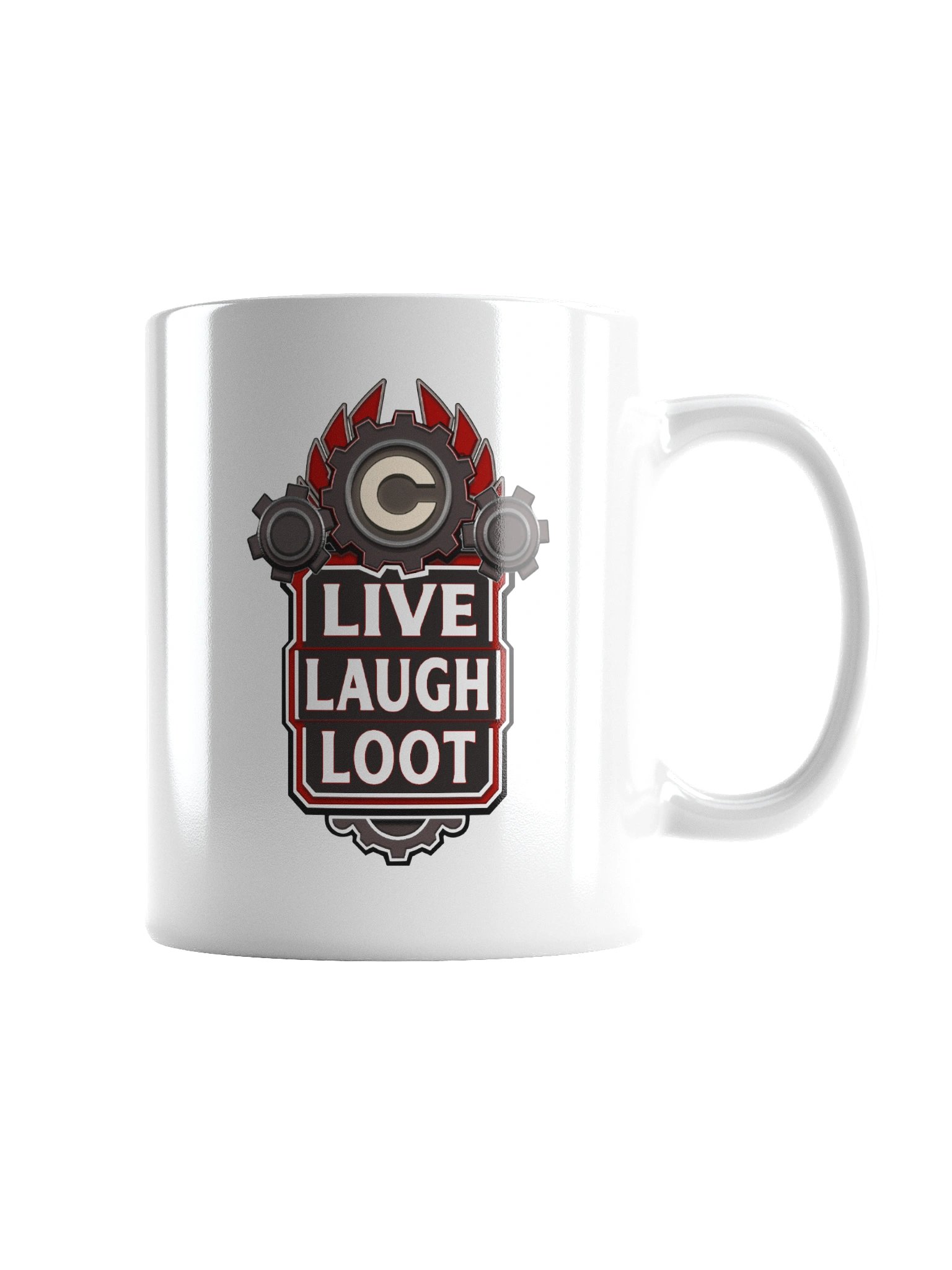 Live Laugh Loot Mug - White product image (1)