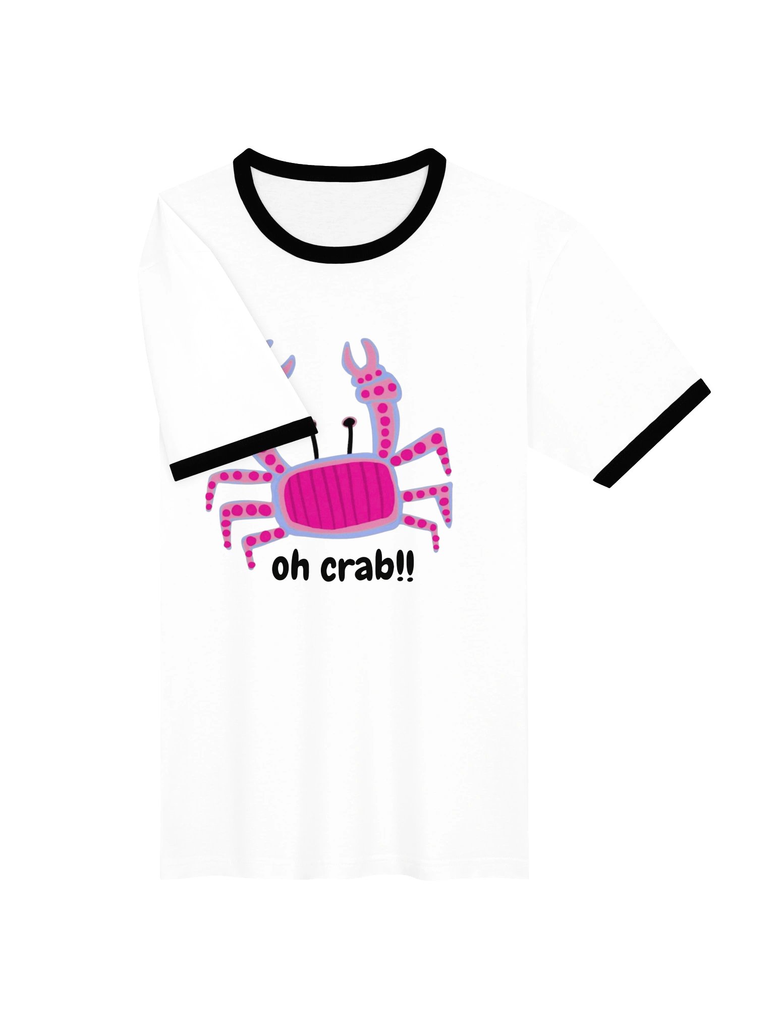 Oh Crab Retro Ringer Tee product image (4)
