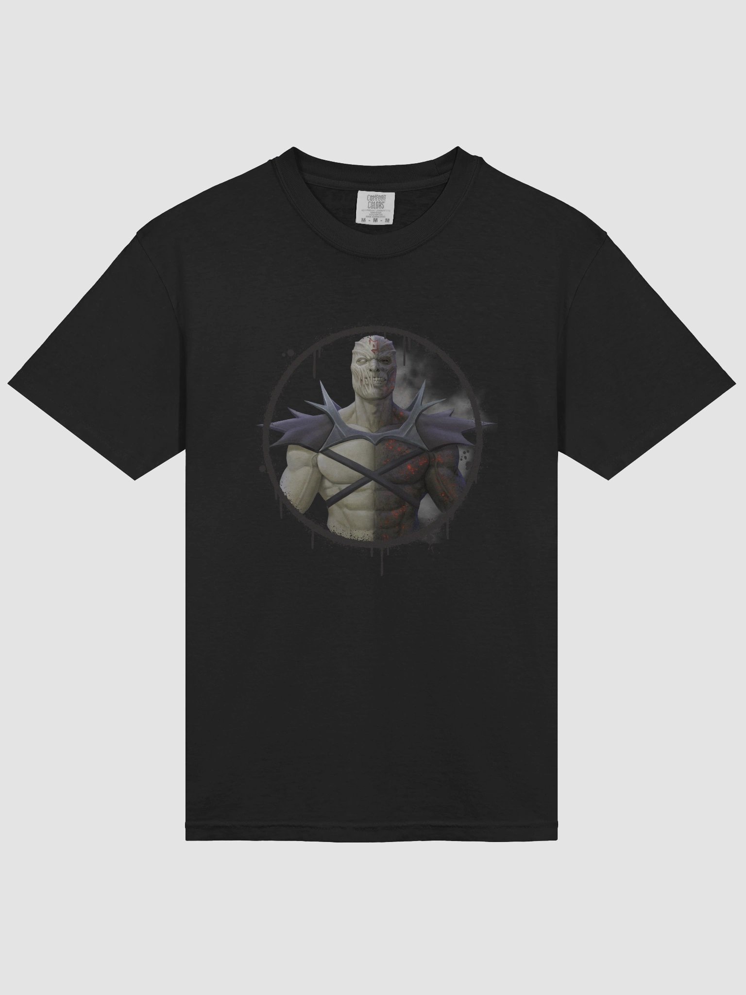 Black Relaxed Fit T-Shirt Dawn of Silence: The Envoy product image (3)