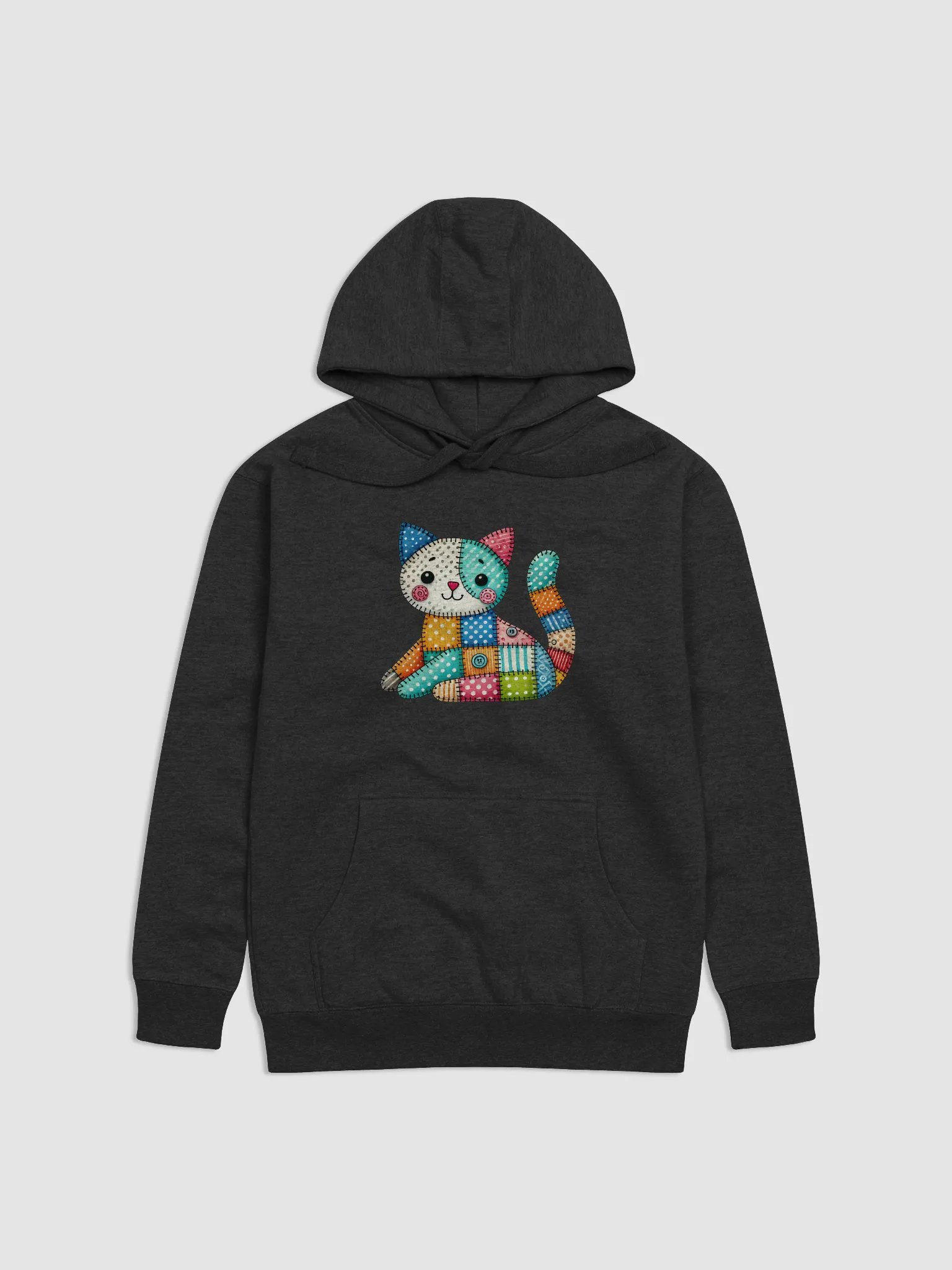 Patchwork Kitty Unisex Hoodie product image (1)
