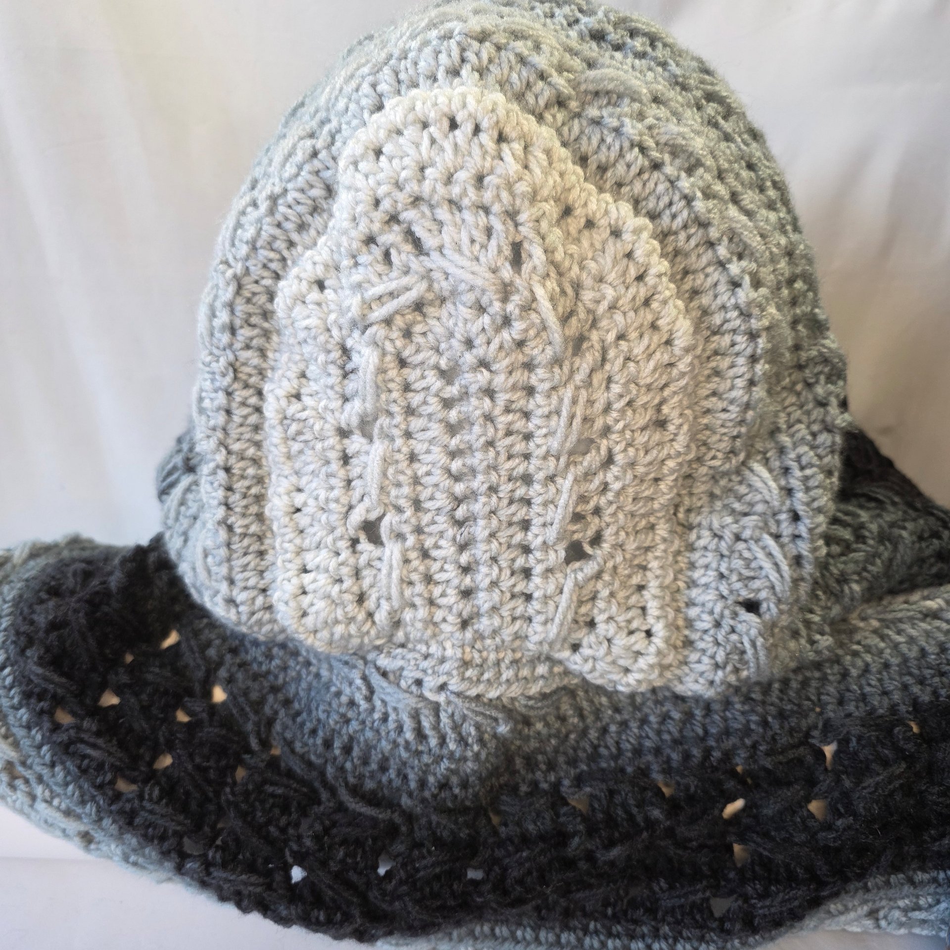 Crochet Hooded Scarf: Long Winter Scarf with attached Hood product image (2)