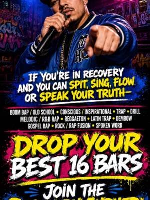 JOIN THE RECOVERY CYPHER. Drop your 16 16 bars. Sharte your recovery story. You lived it, now share it. We do recover.#HIPHOPCULTURECULTURENYC #hiphopculture #recovery #16bar  Visit the Recovery Cypher www.recoverycypher.com
