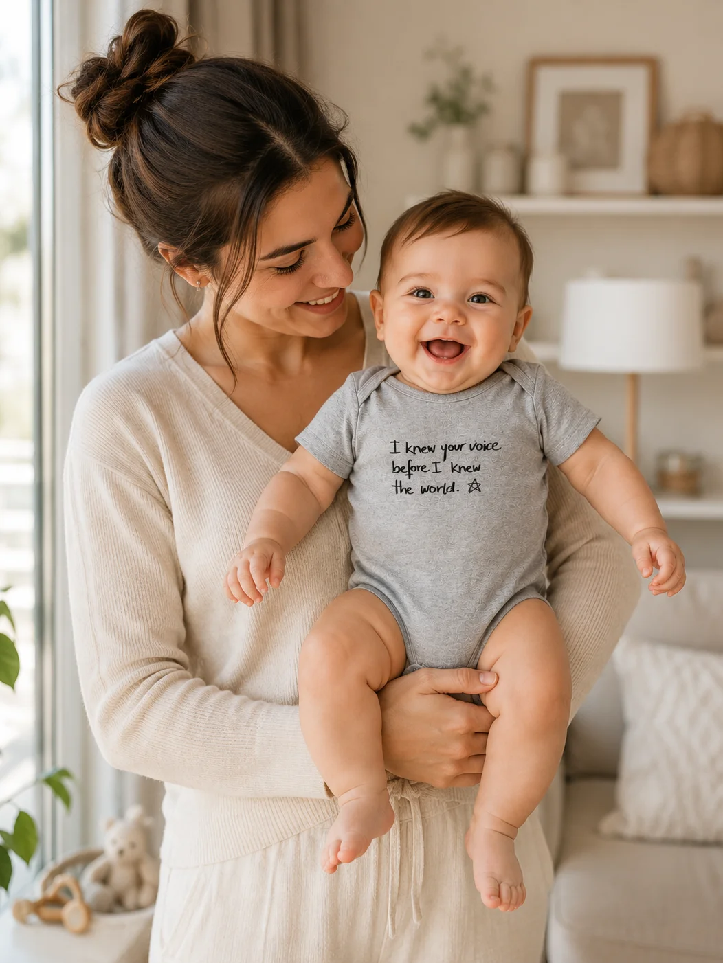Meaningful Baby Bodysuit Handwritten Quote Newborn Gift Baby Shower Gift Coming Home Outfit Sentimental Baby Onesie product image (12)