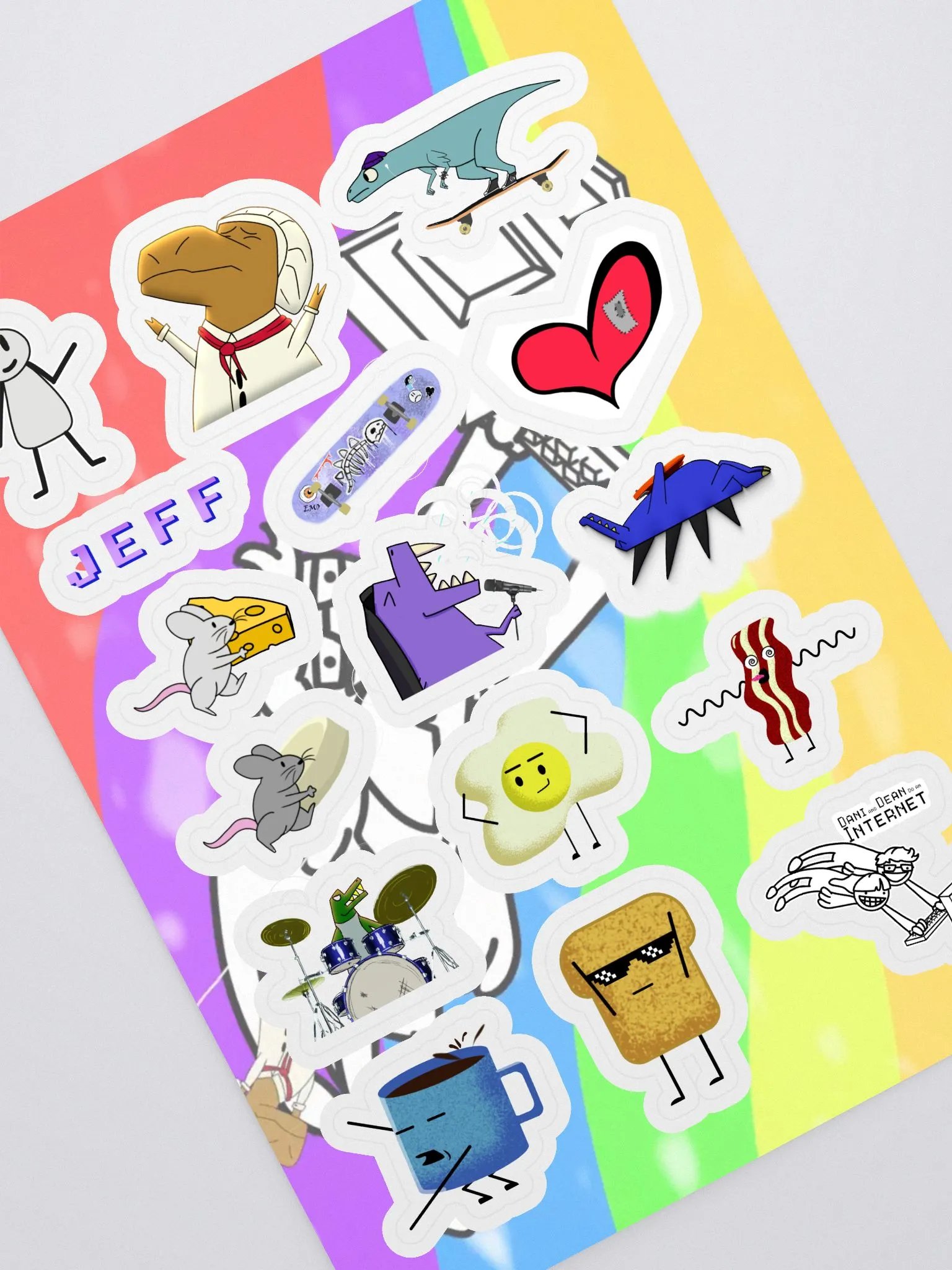 Dani & Dean Do An Internet Sticker Sheet product image (1)