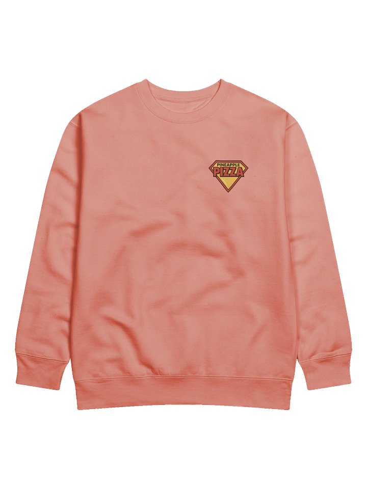 Superhero Emblem Pineapple Pizza Sweatshirt product image (3)