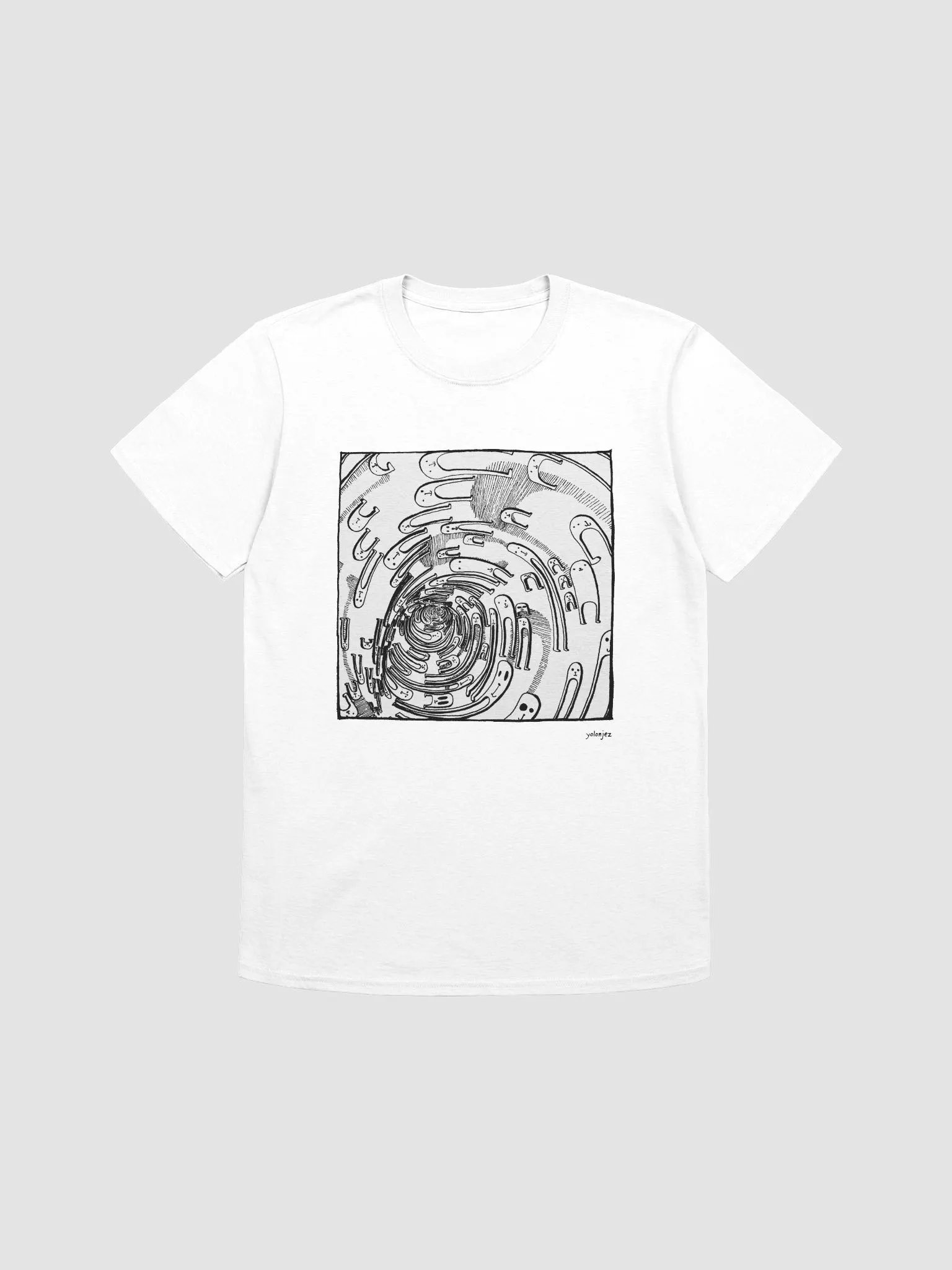 down the rabbit hole t-shirt product image (1)