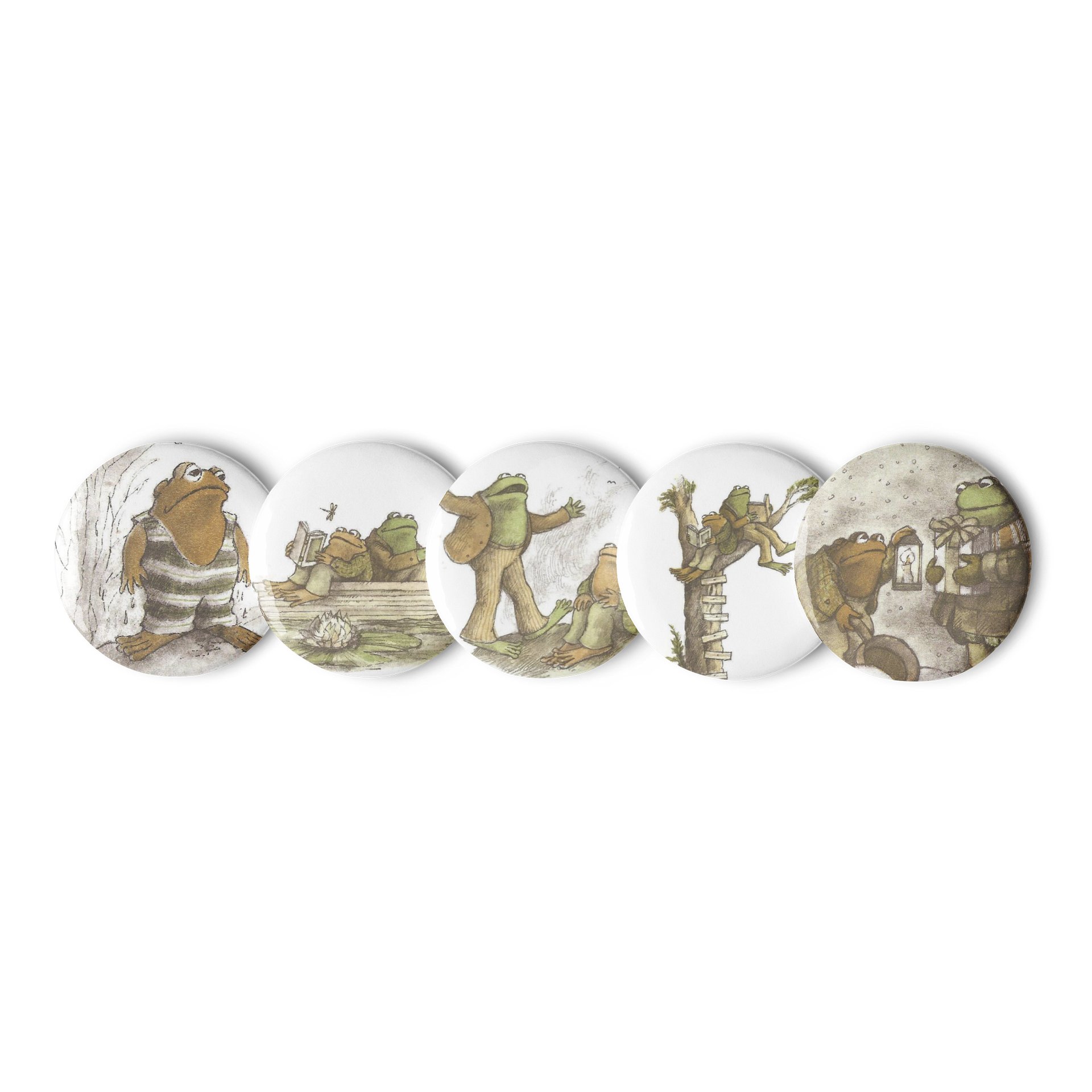 Frog and Toad Pin Set (5 Pcs) product image (1)
