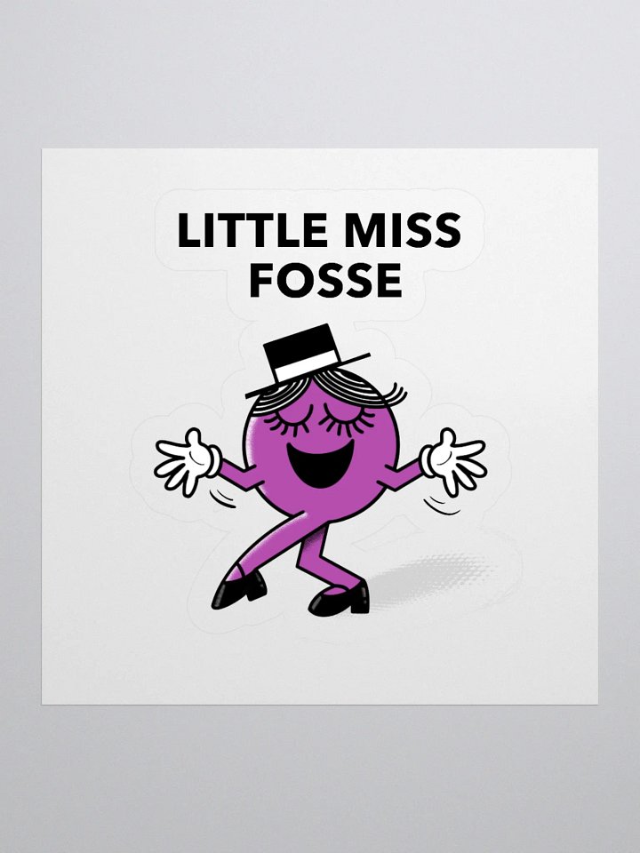 Little Miss Fosse Stickers – Kiss-Cut Musical Theatre Meme Vinyl Decals product image (1)