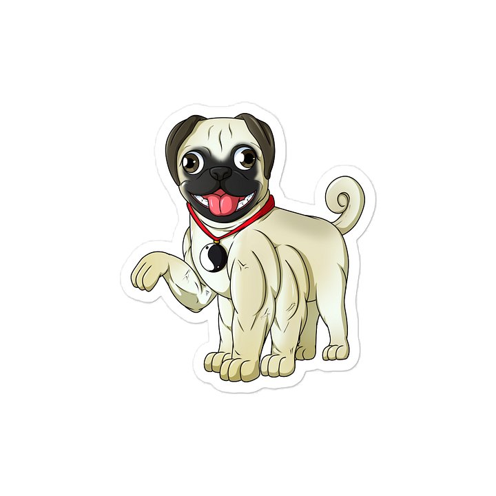 Goro The Pug Sticker product image (2)