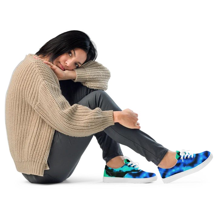 Blue moon splash canvas shoes (womens) product image (1)