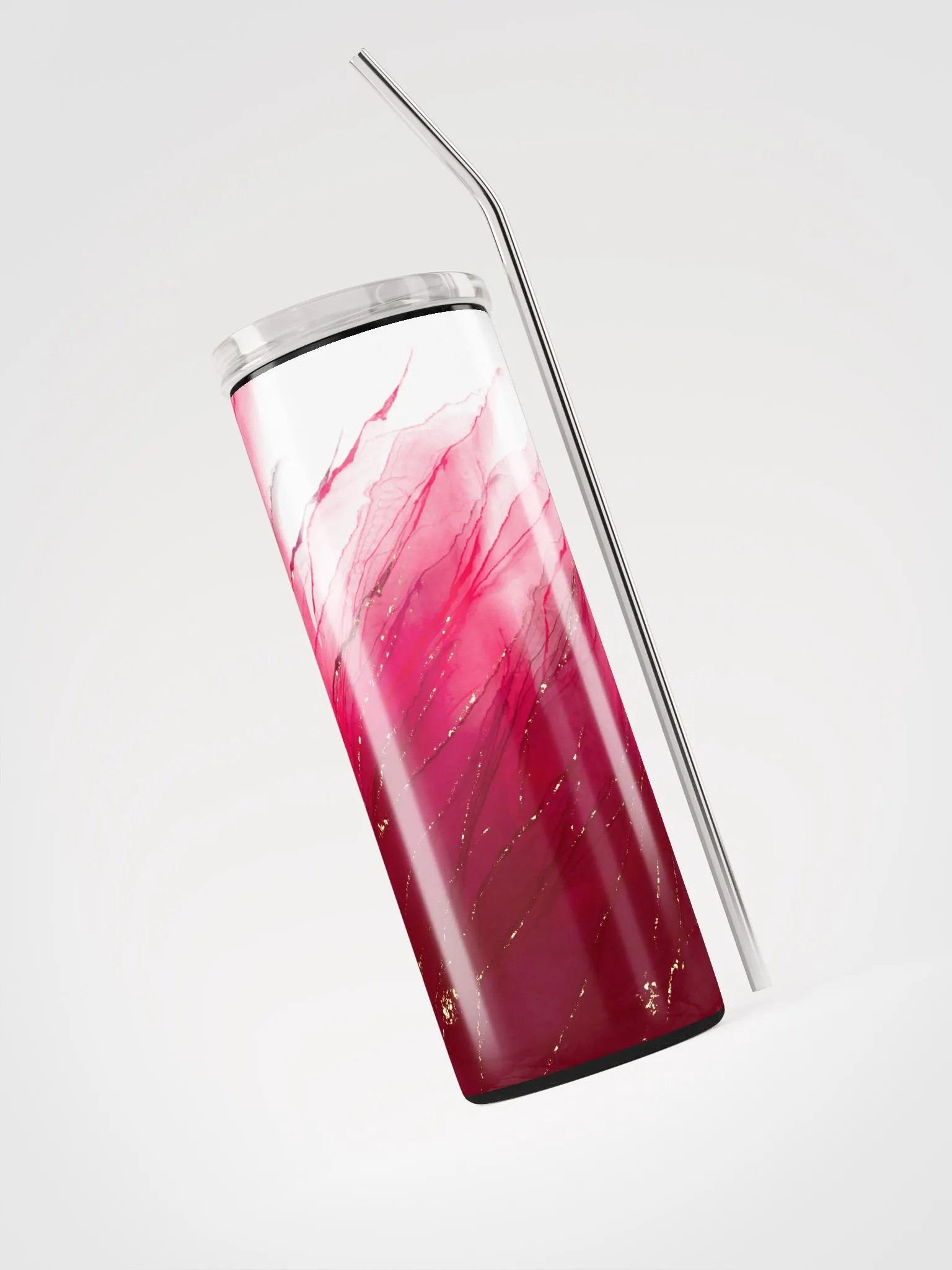 Crimson Elegance: Gilded Whispers Tumbler product image (3)