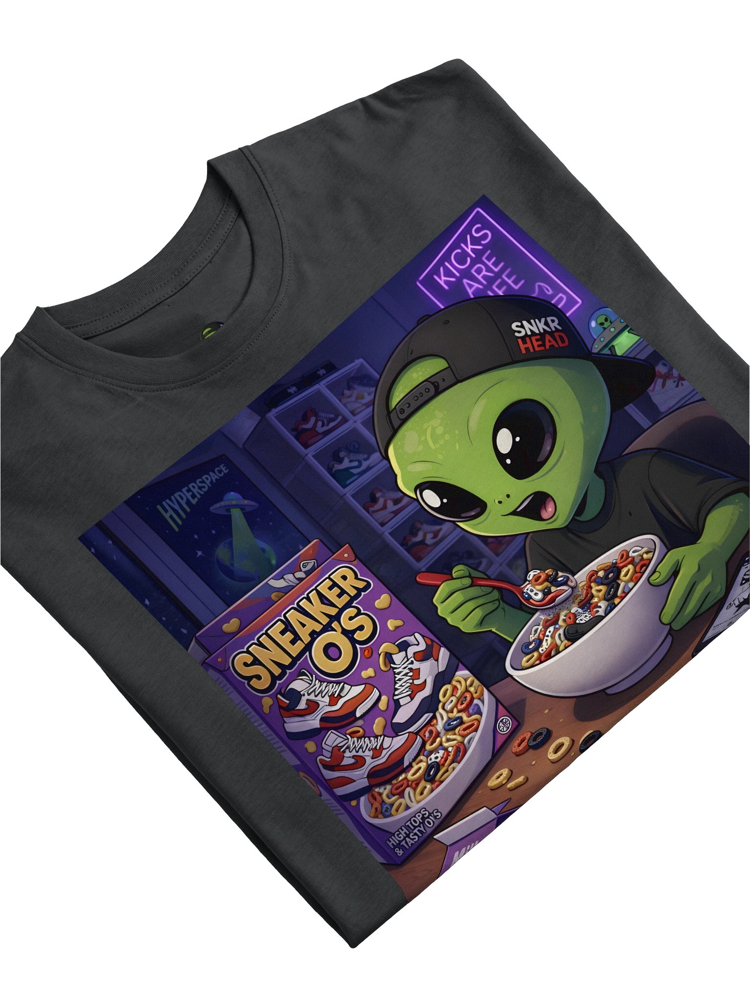 WRSE Little Alien School Days Alien Sneaker O's Tee product image (11)