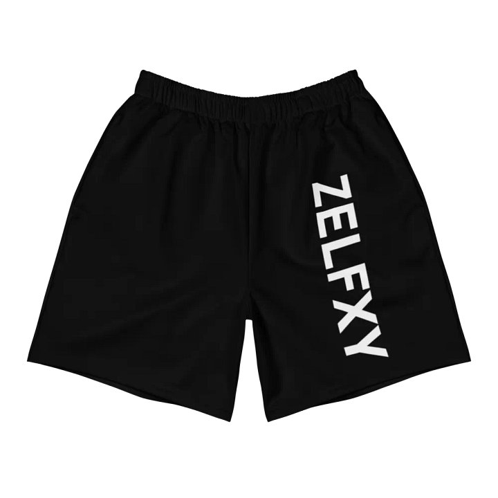 White Print Shorts - Black product image (1)