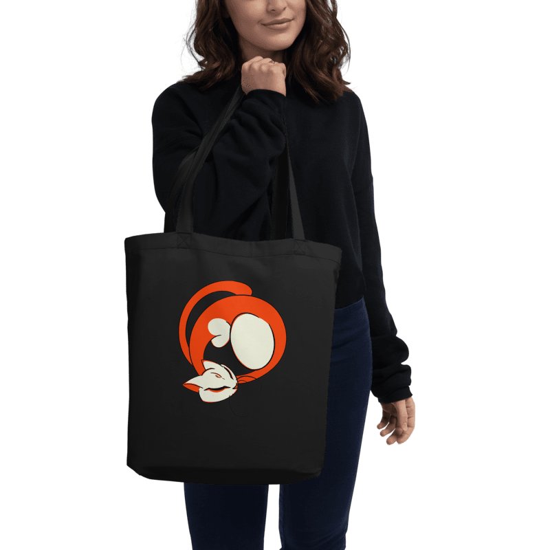 Calming Orange Cat Totebag / Black-Oyster product image (4)