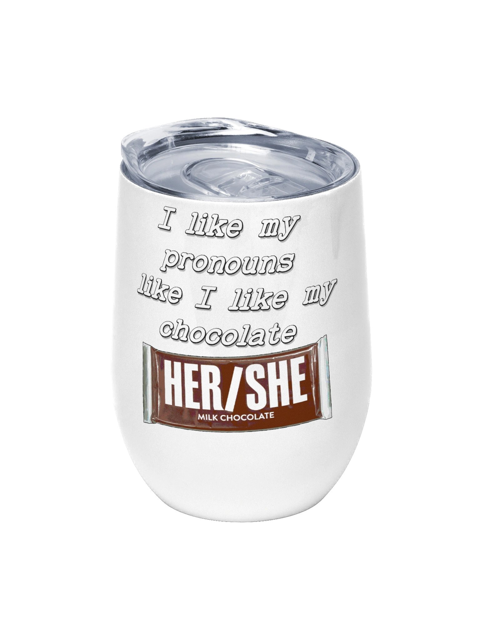 Her/She Wine Tumbler product image (5)