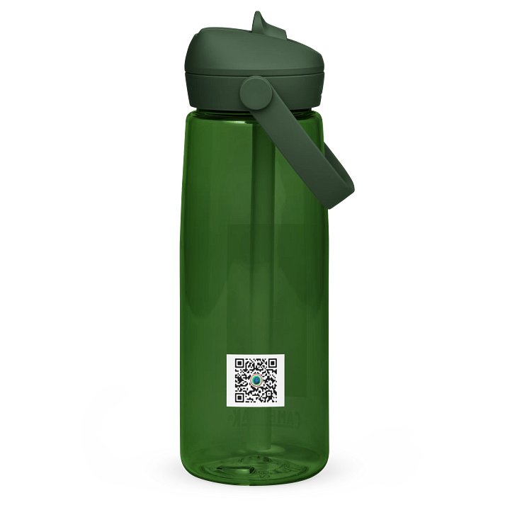 Neon Vibes Flip Straw Water Bottle product image (2)