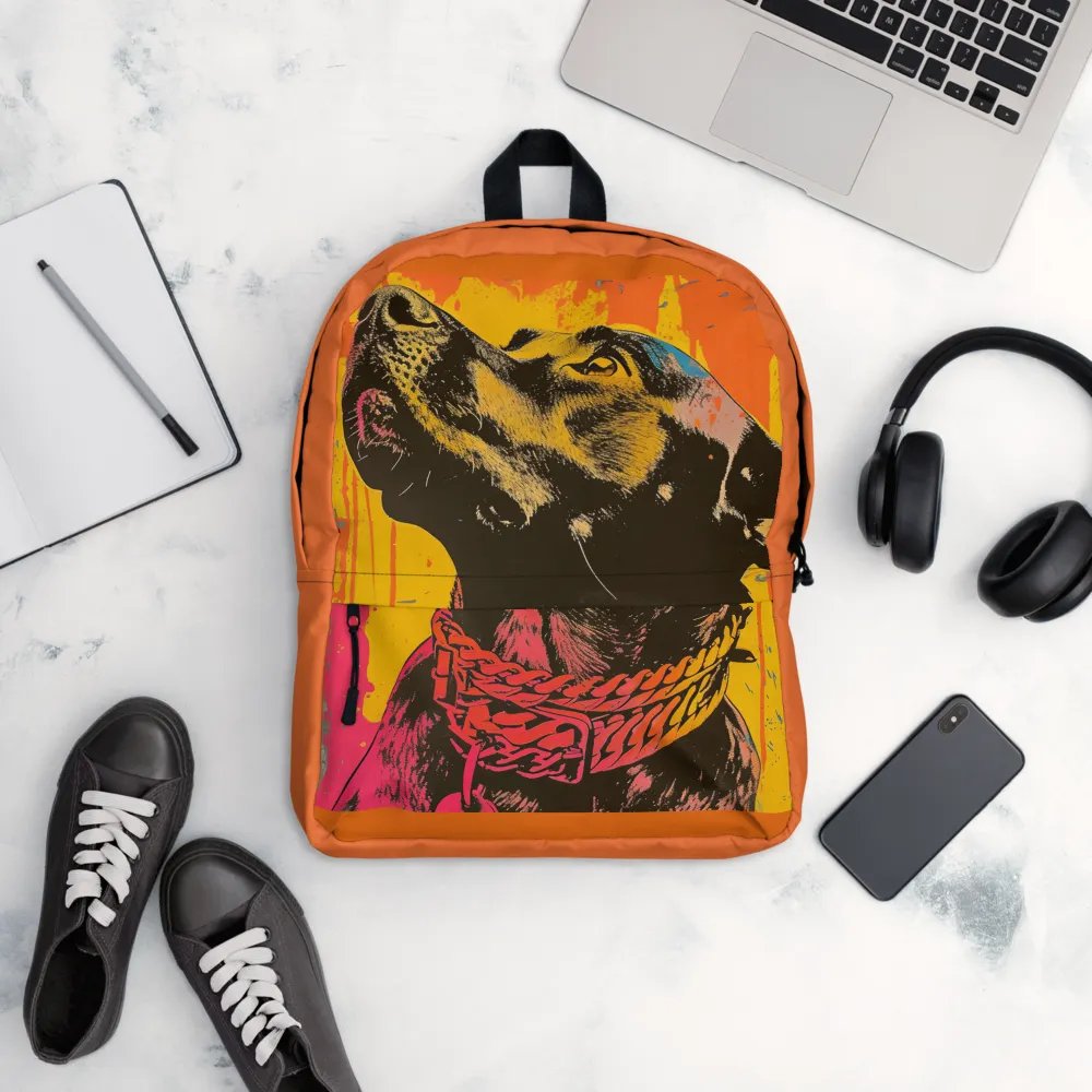 Black Labrador All-Over Print Backpack product image (3)