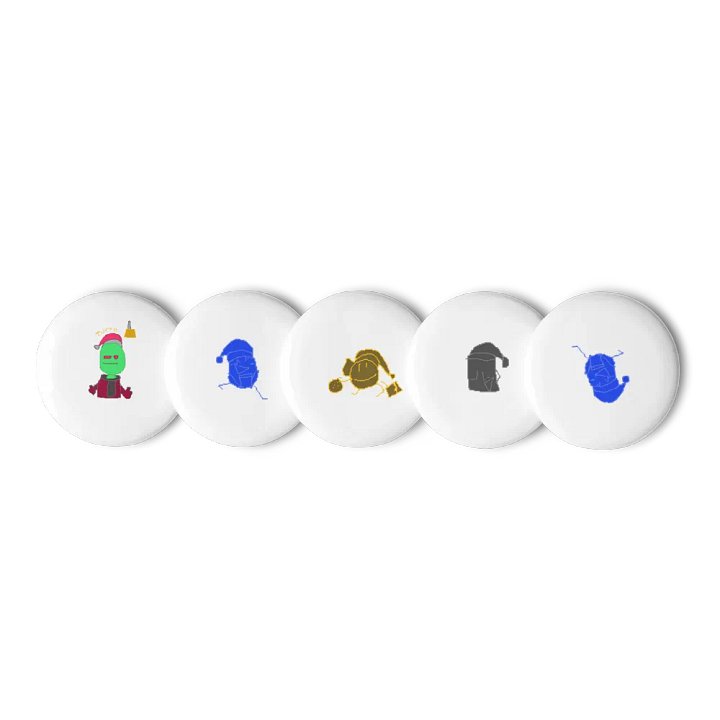 Turto/object short/cawfee Christmas pins product image (2)