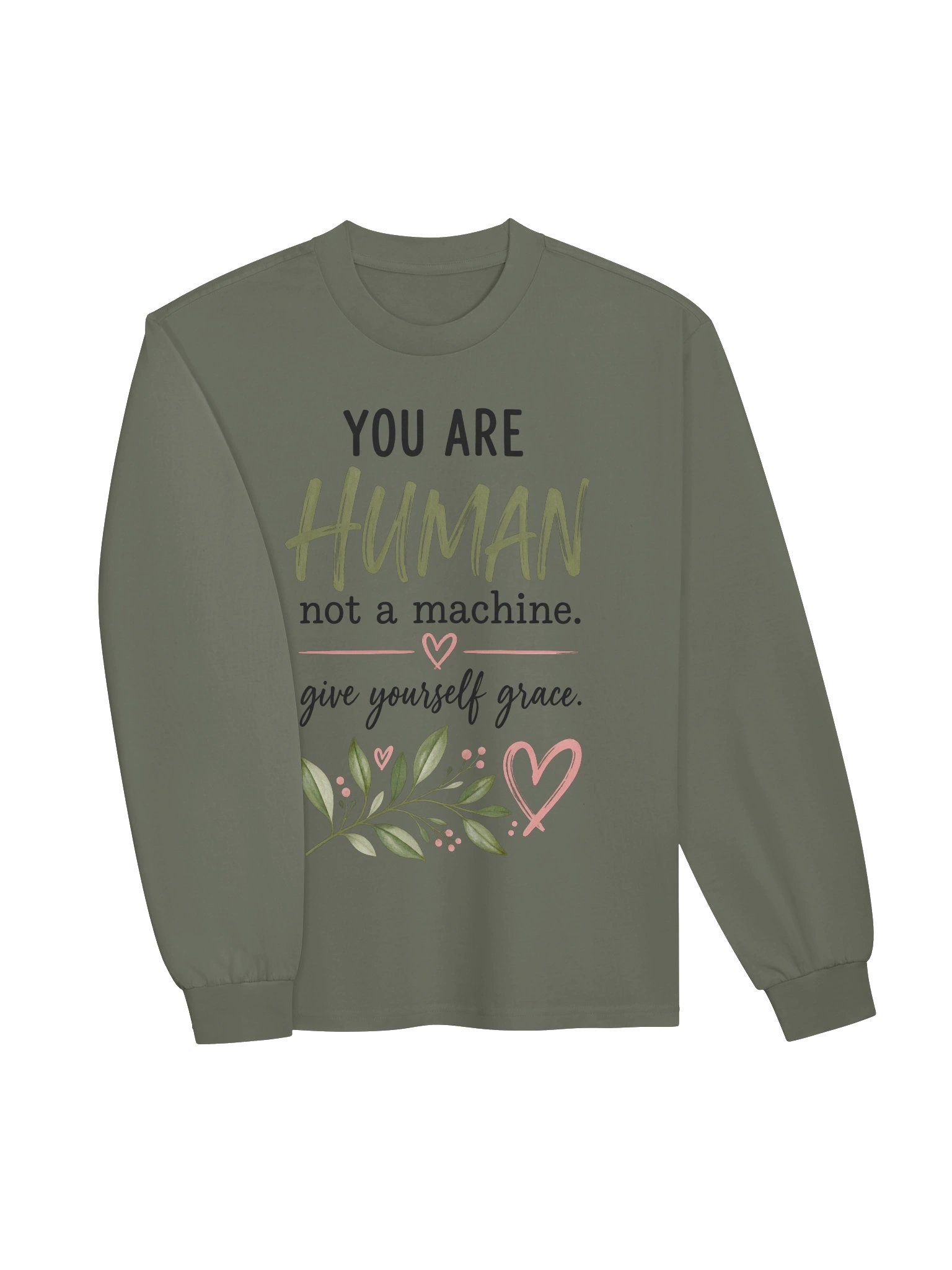 You Are Human, Not a Machine Long Sleeve product image (3)