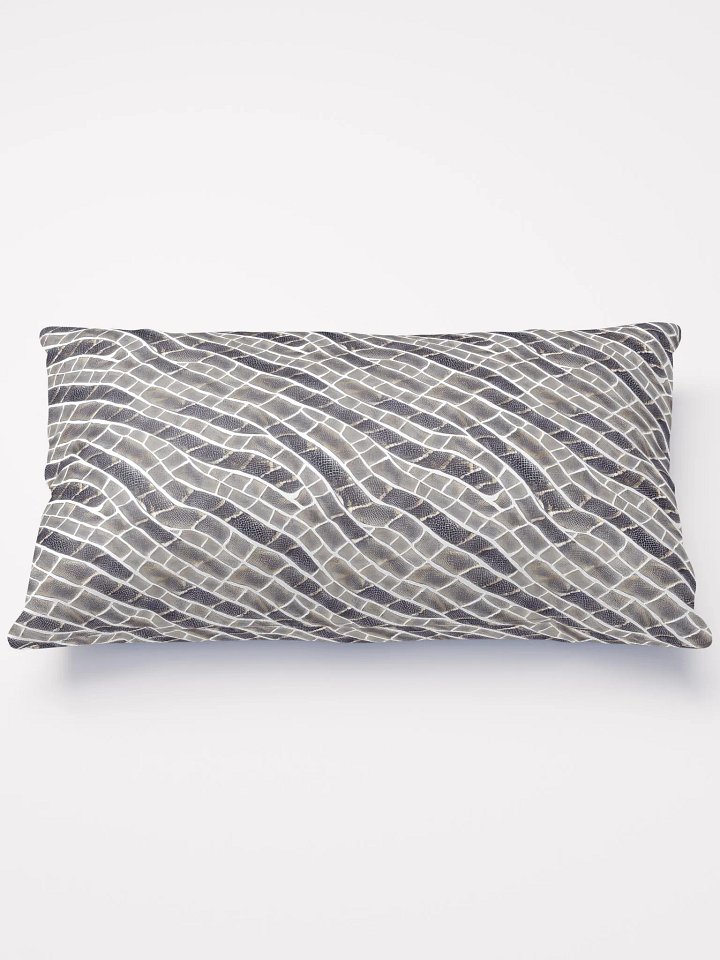 Grey Snake Skin Pillow product image (1)