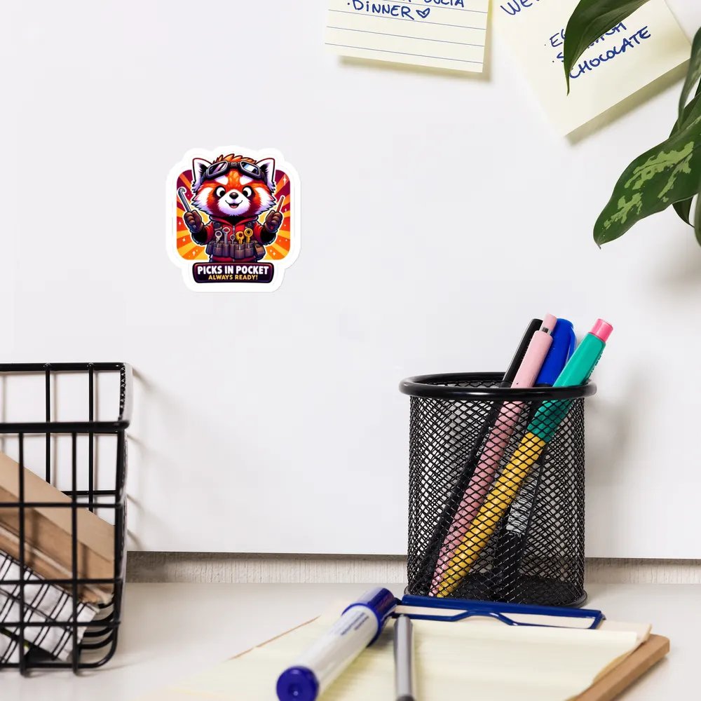 Cipher Panda Die Cut Magnet product image (12)