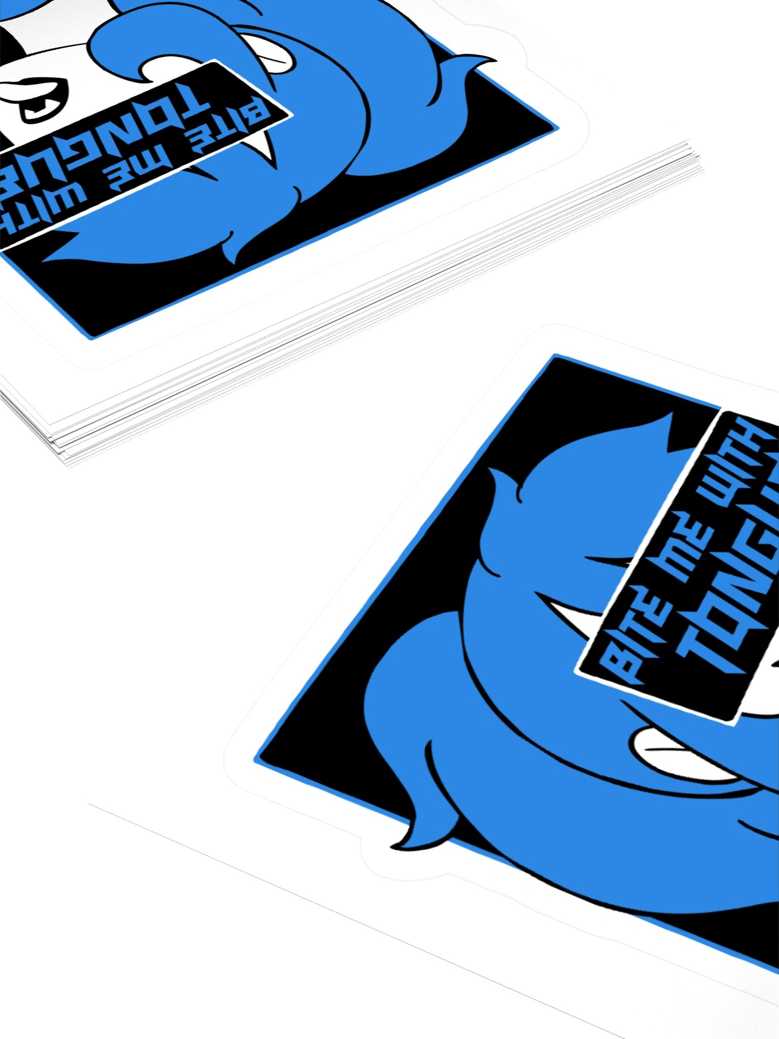Bite Me Sticker - Blue product image (10)